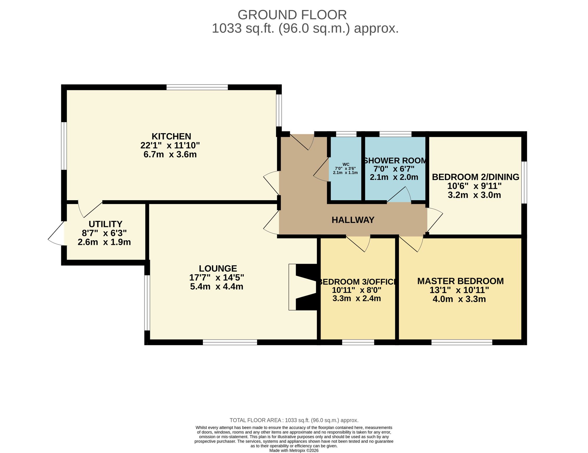 Tir Jack Bungalow Hengoed Road, Hengoed floorplan