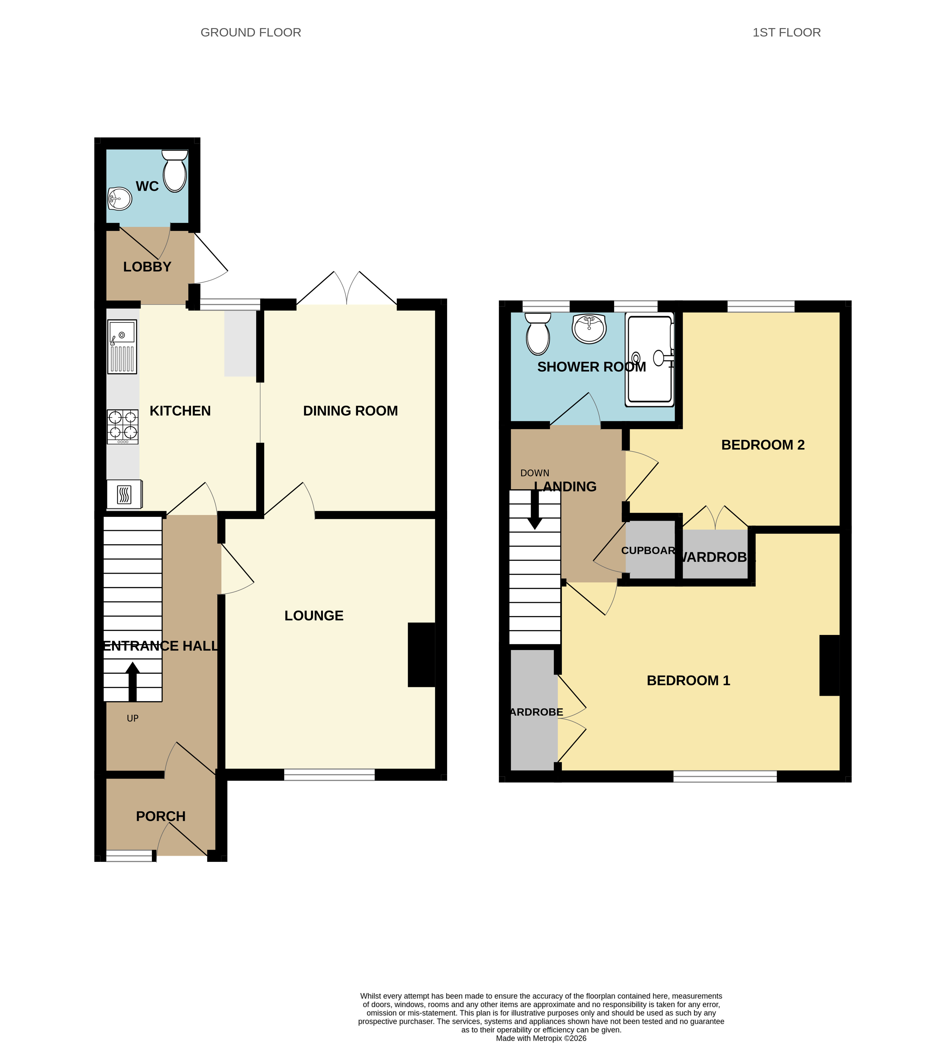 1, Howell Close, Merthyr Tydfil floorplan