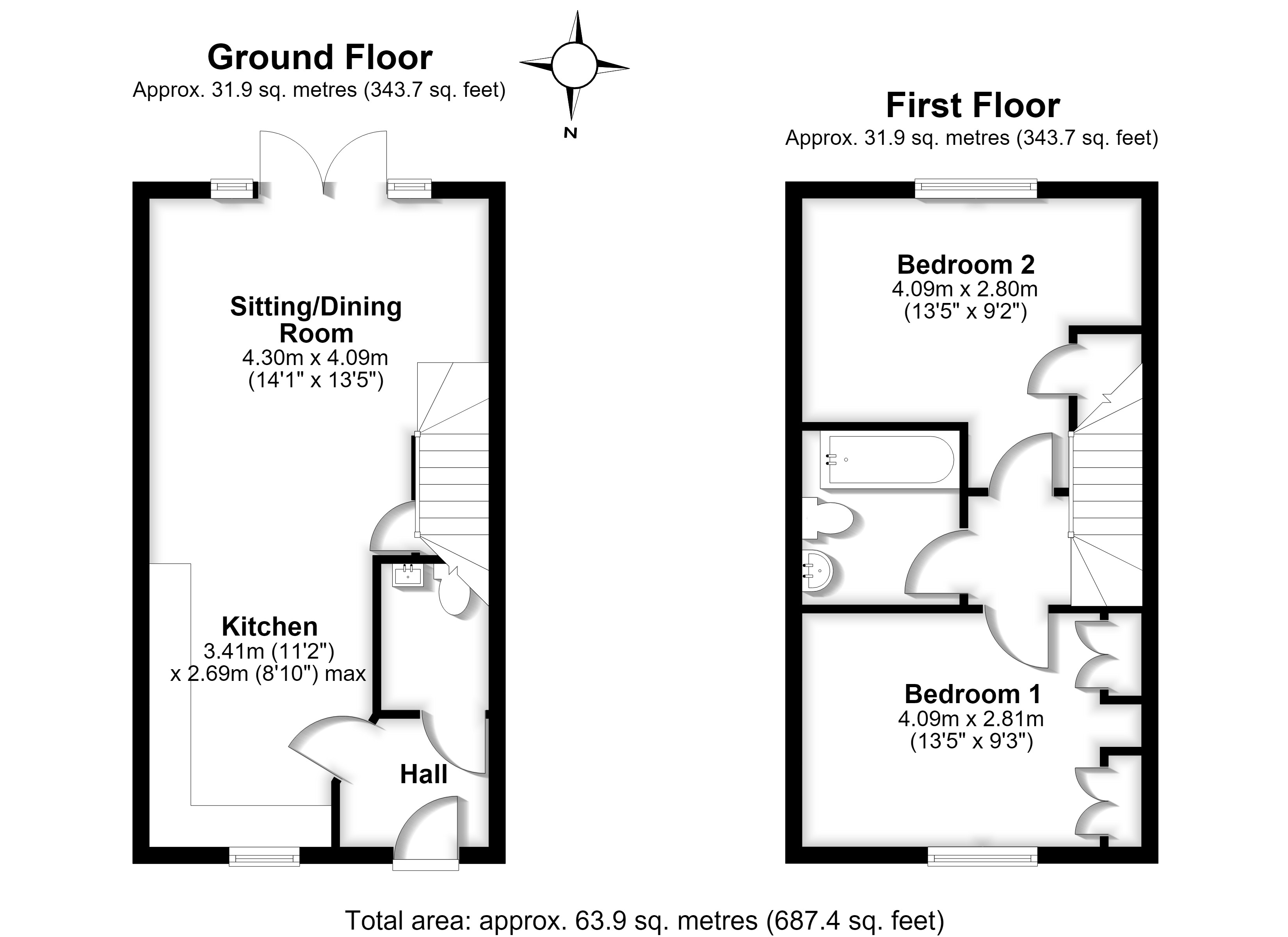 28, Thorpe Road, Hertfordshire floorplan