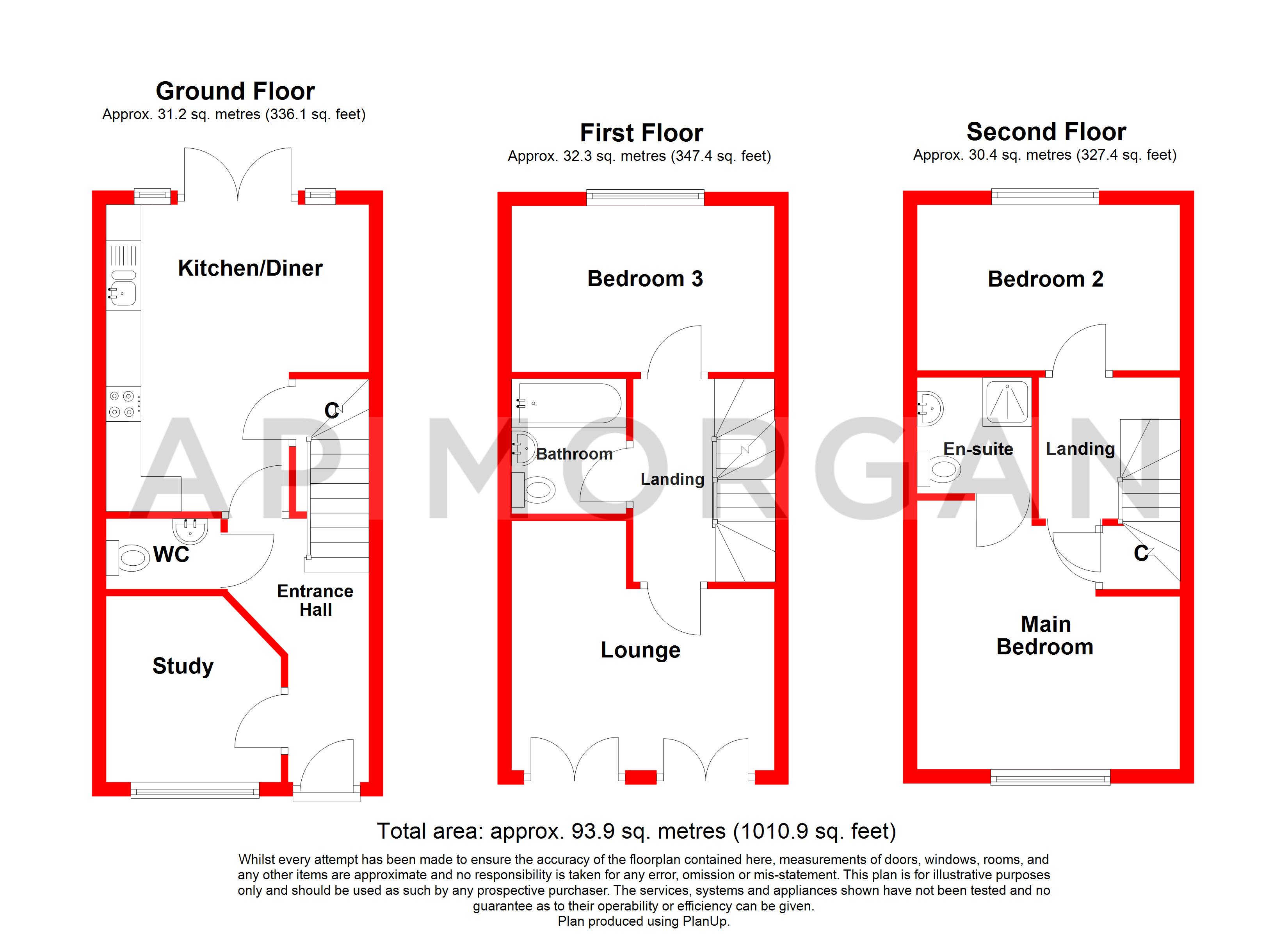 22, Madison Avenue, West Midlands floorplan