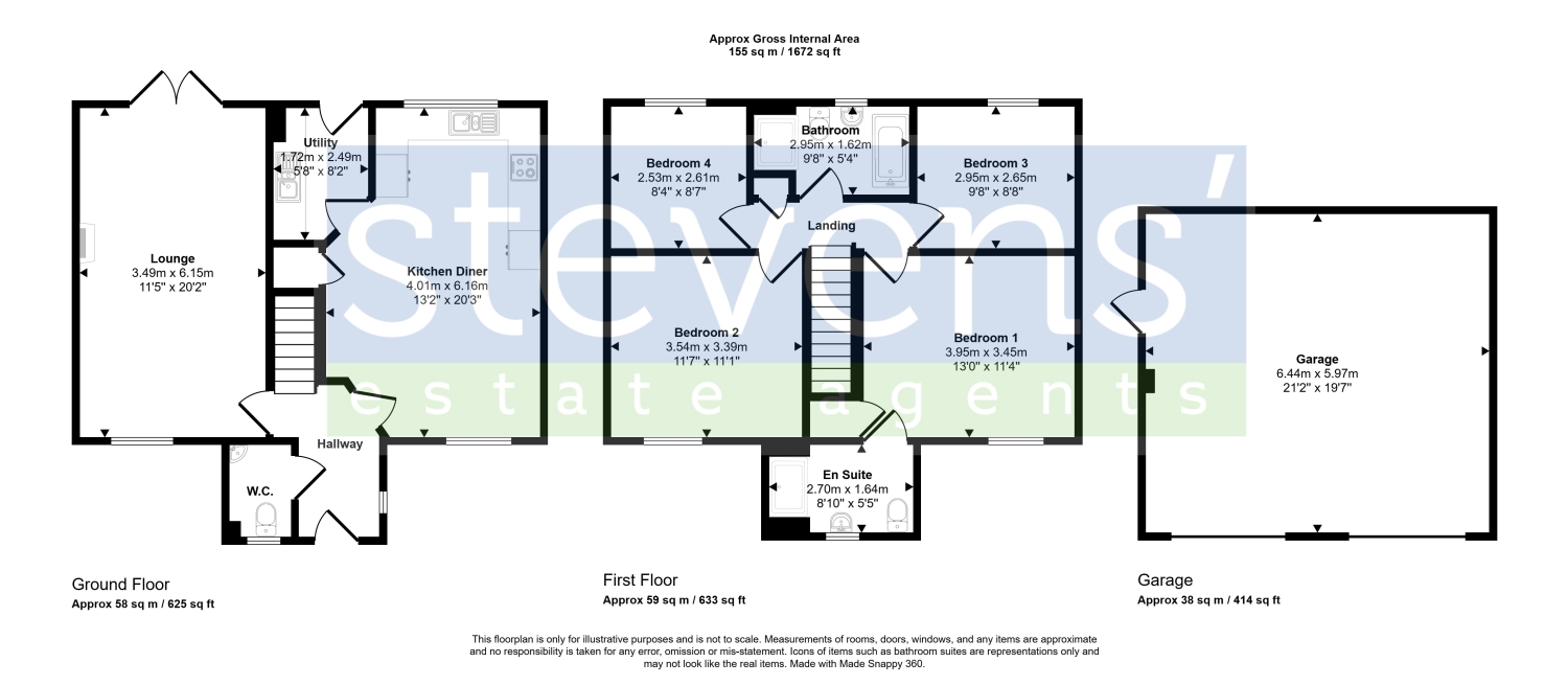 3, Foxglove Court, North Tawton floorplan