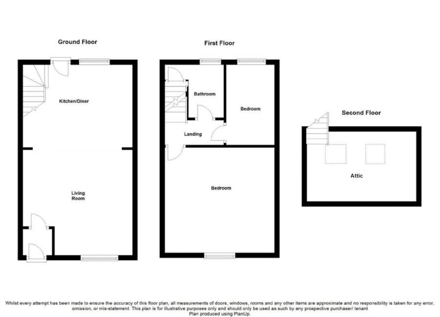 37, New Road, Glossop floorplan