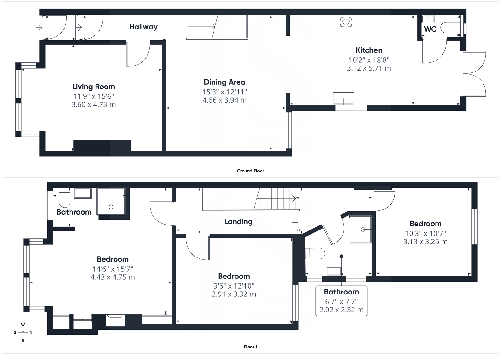 35, Warwick Gardens, Worthing floorplan