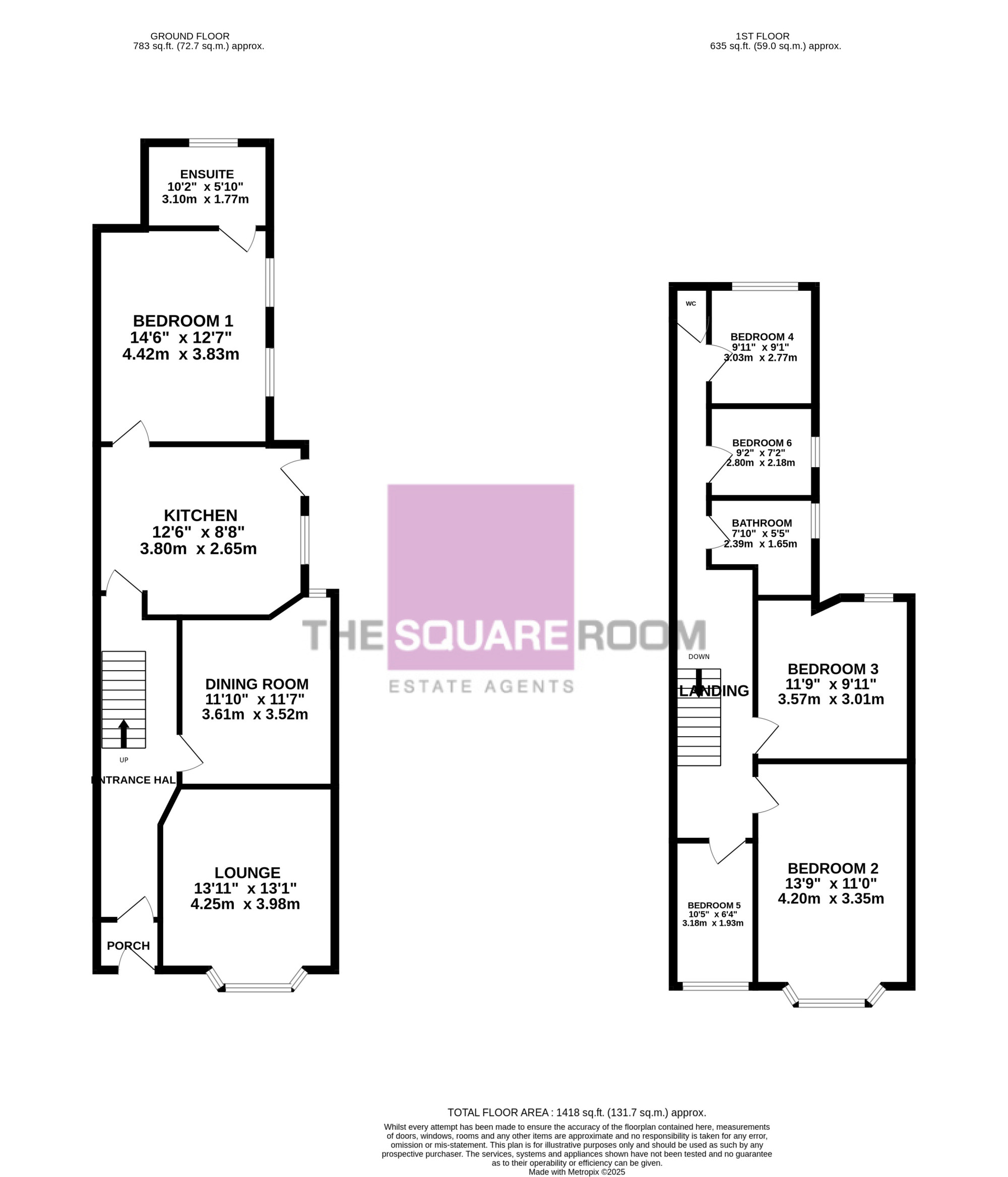 106, Palatine Road, Blackpool floorplan