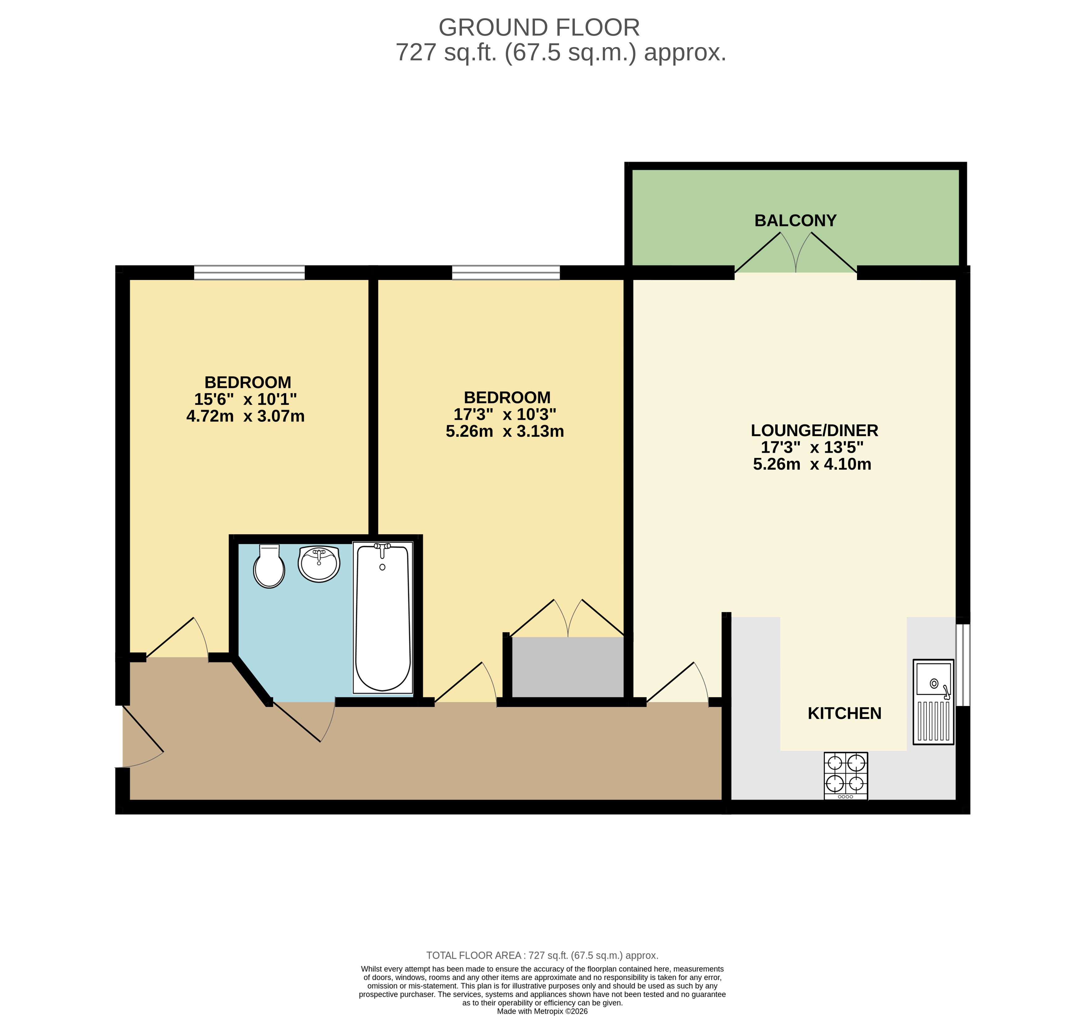 Tyhurst, Middleton floorplan
