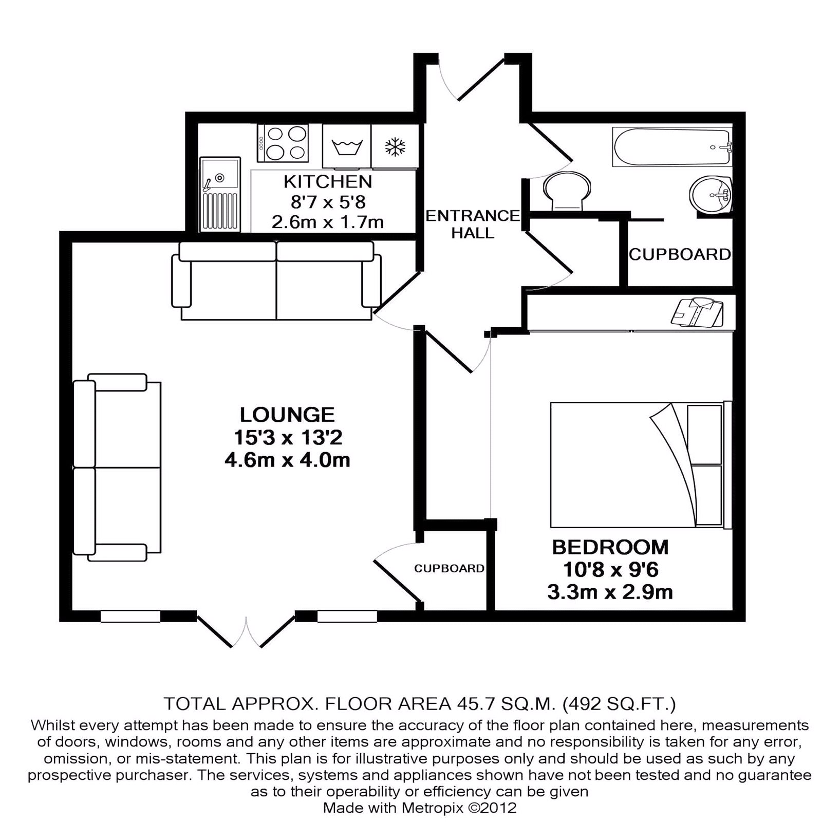 1 Bedrooms Flat to rent in Worcester Court, Park View Close, St Albans, Hertfordshire AL1