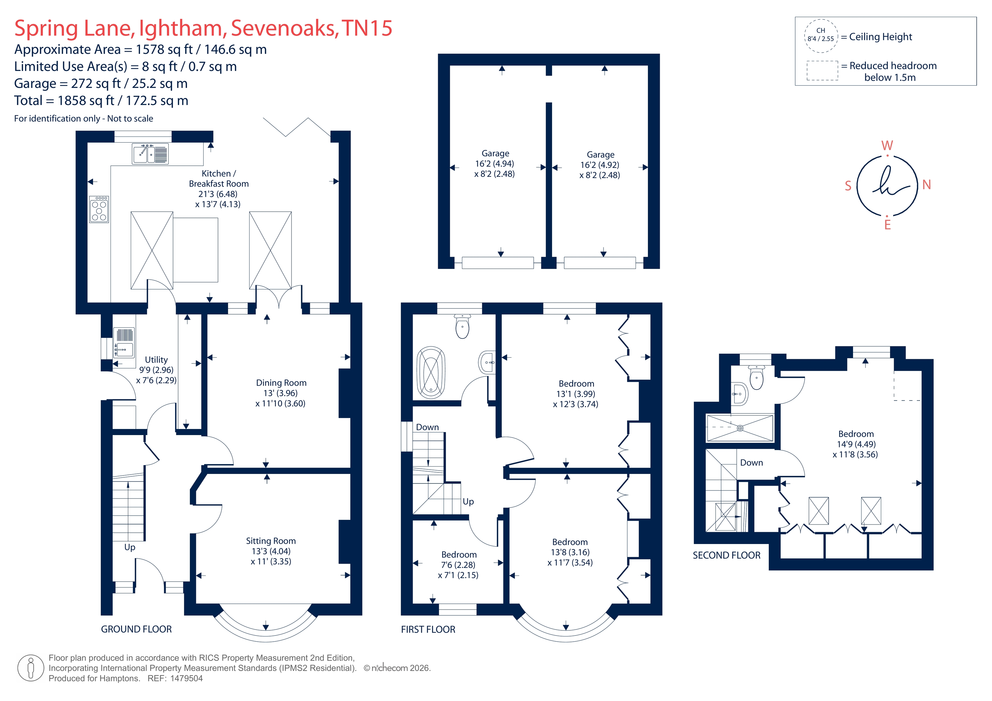 7, Spring Lane, Sevenoaks floorplan