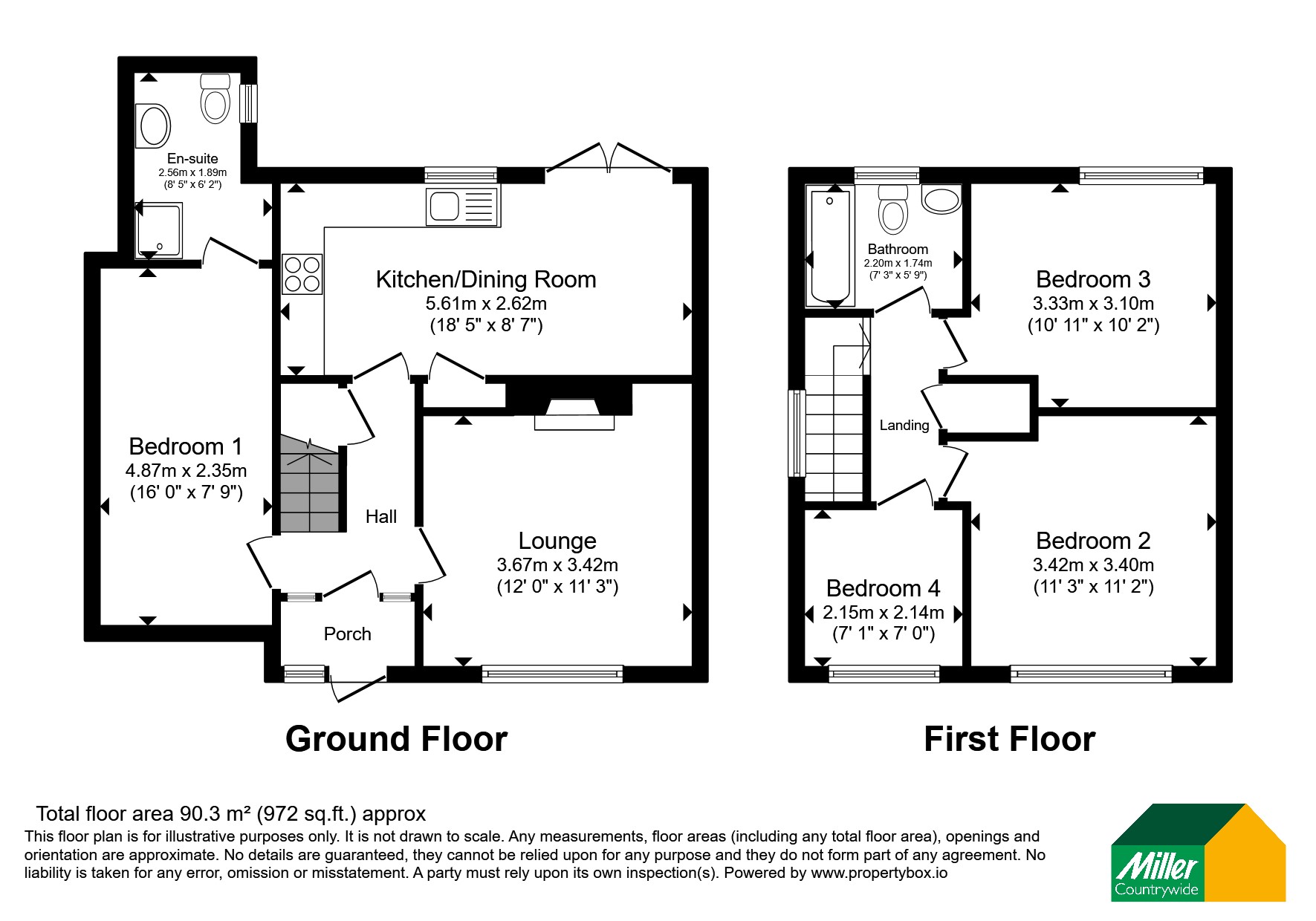 23, Lower Audley Road, Devon floorplan