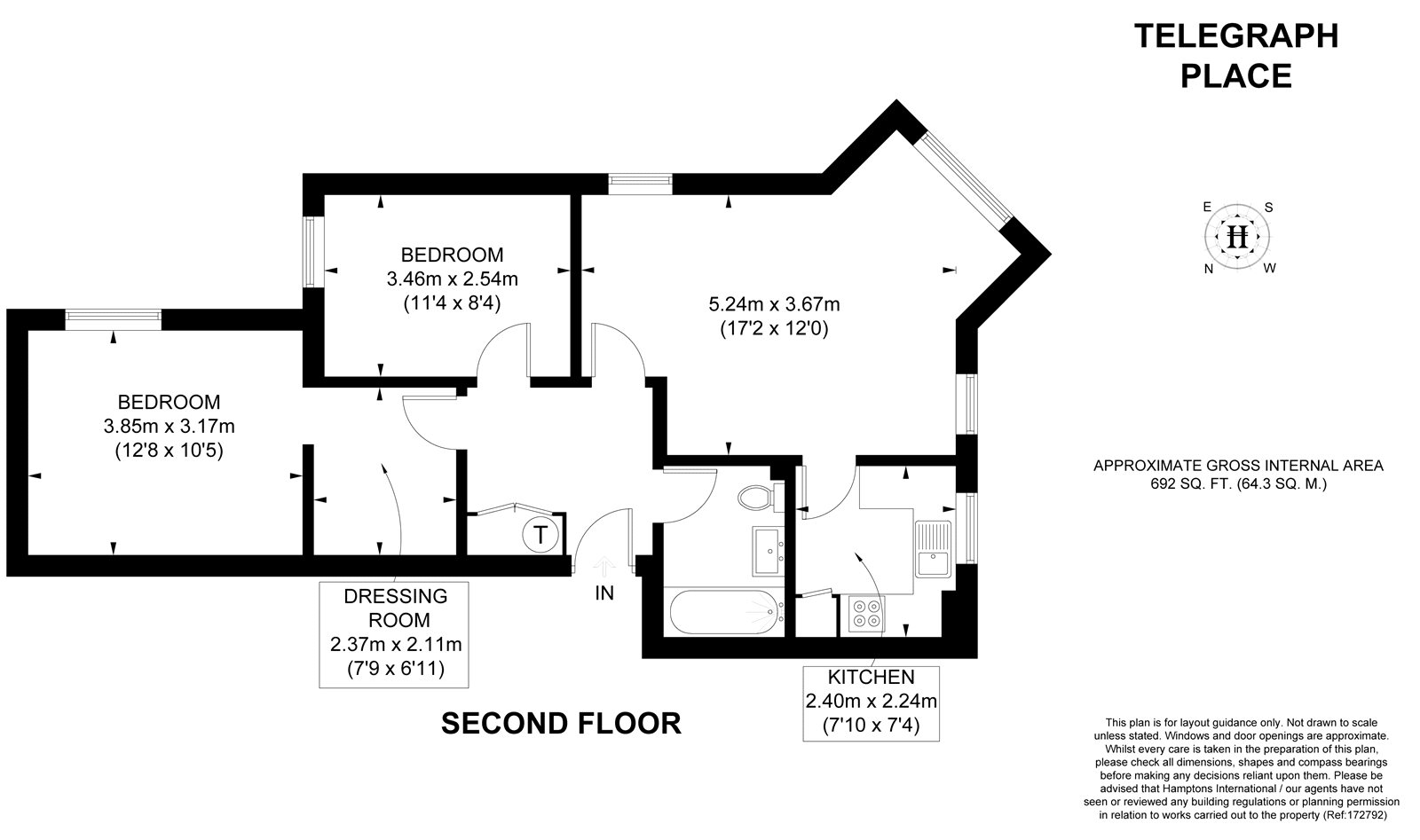 2 Bedrooms Flat for sale in Telegraph Place, London E14