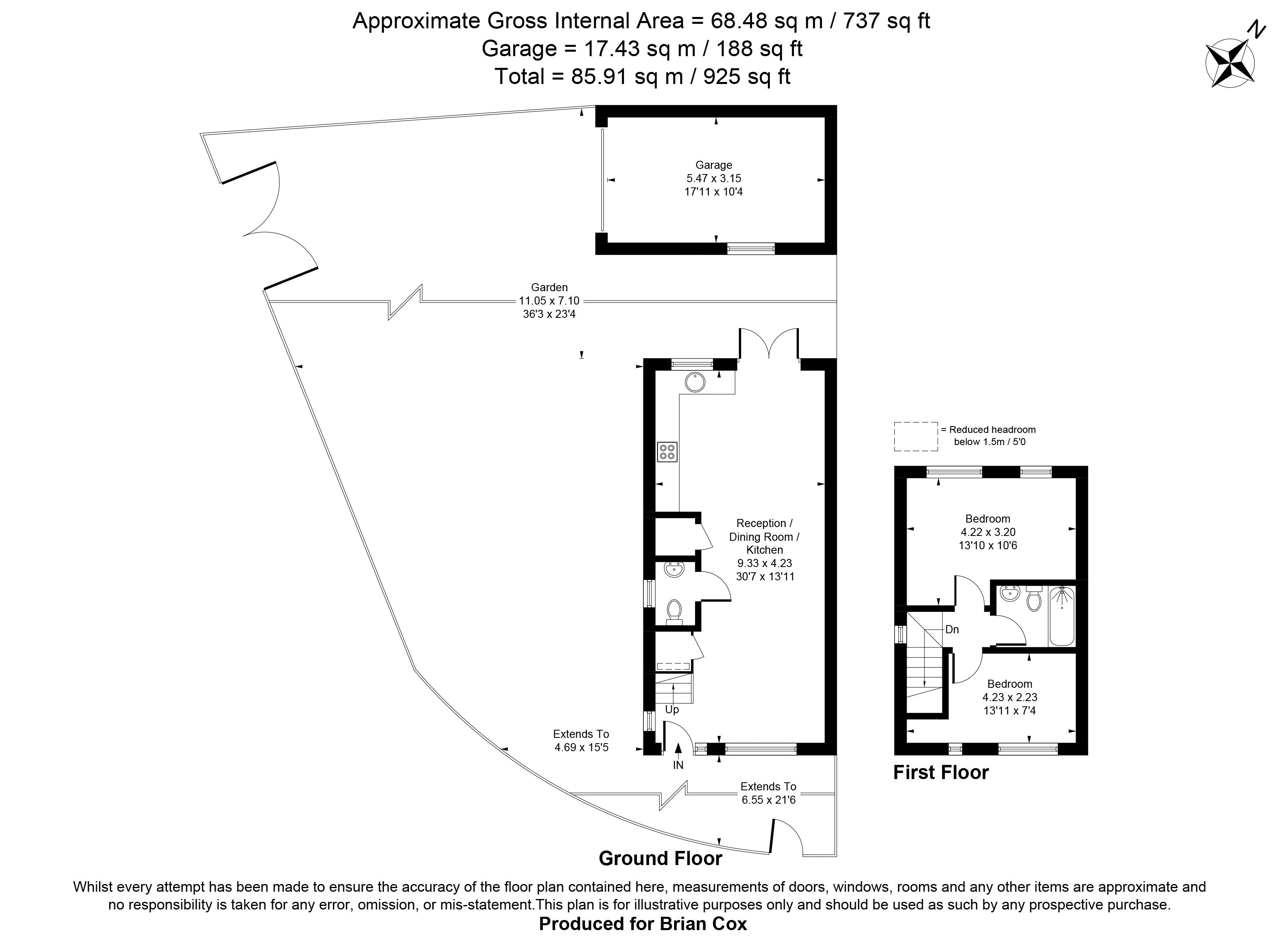 70a, Hayman Crescent, Hayes floorplan