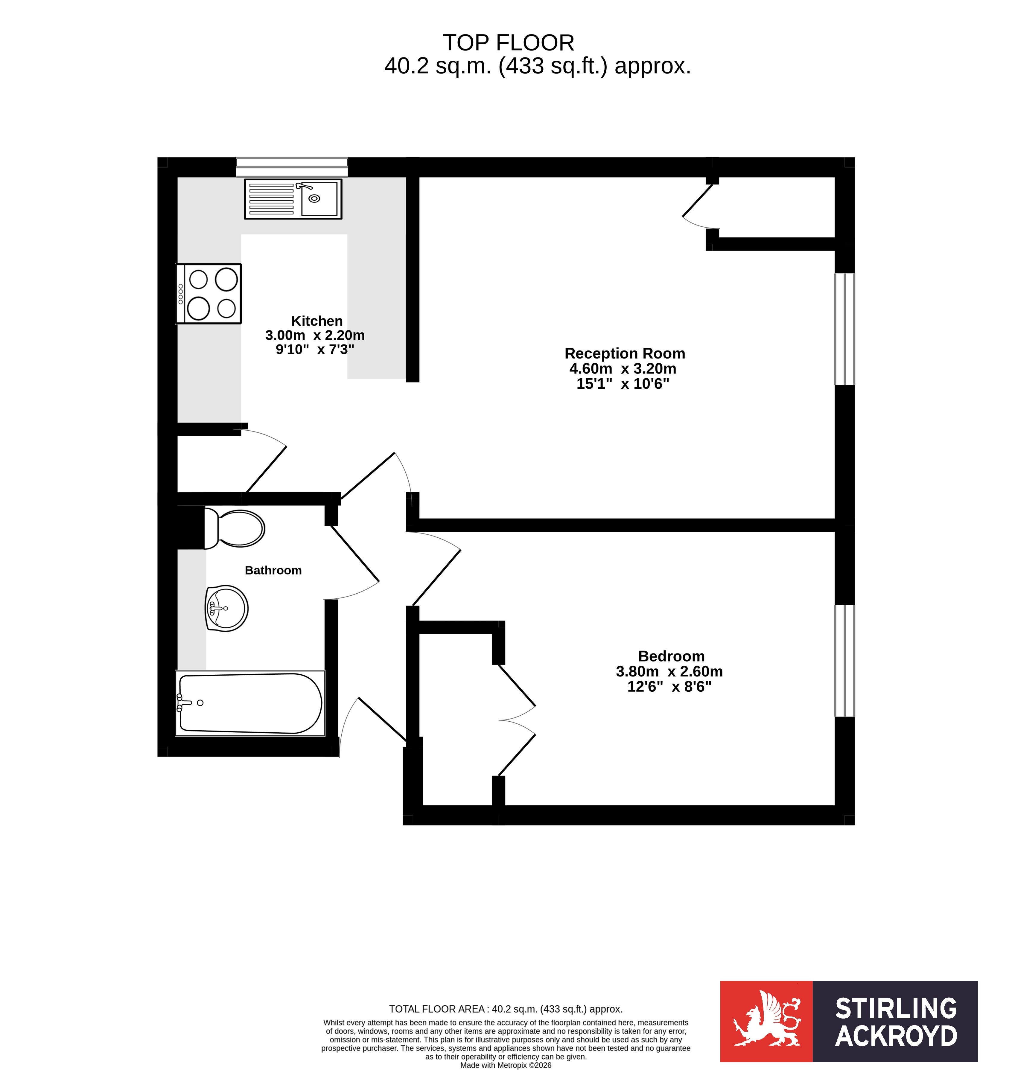 17, Lastingham Court, 213, Laleham Road, Surrey floorplan