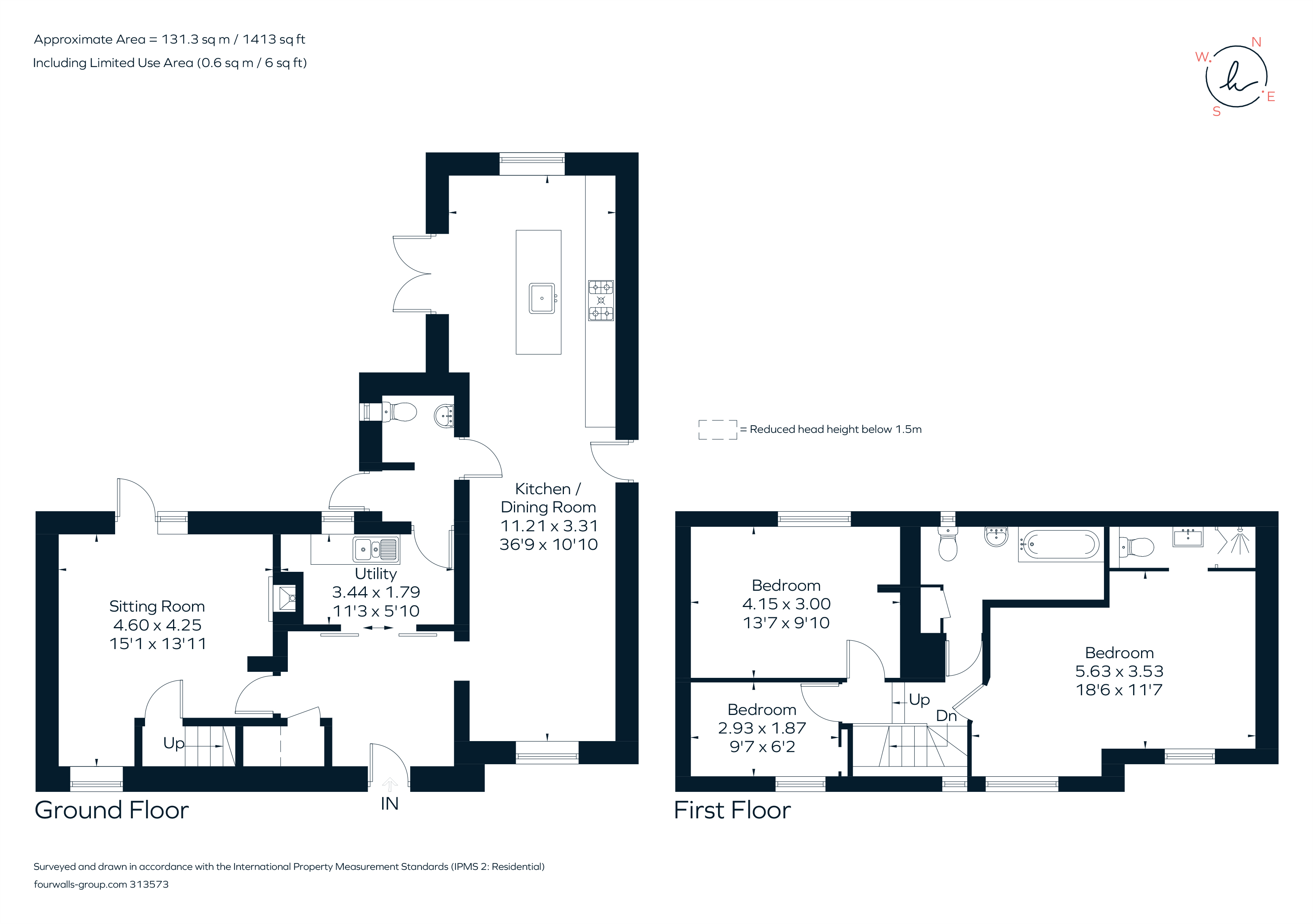 Lewes Road, Plumpton, Lewes, East Sussex BN7, 3 bedroom semidetached
