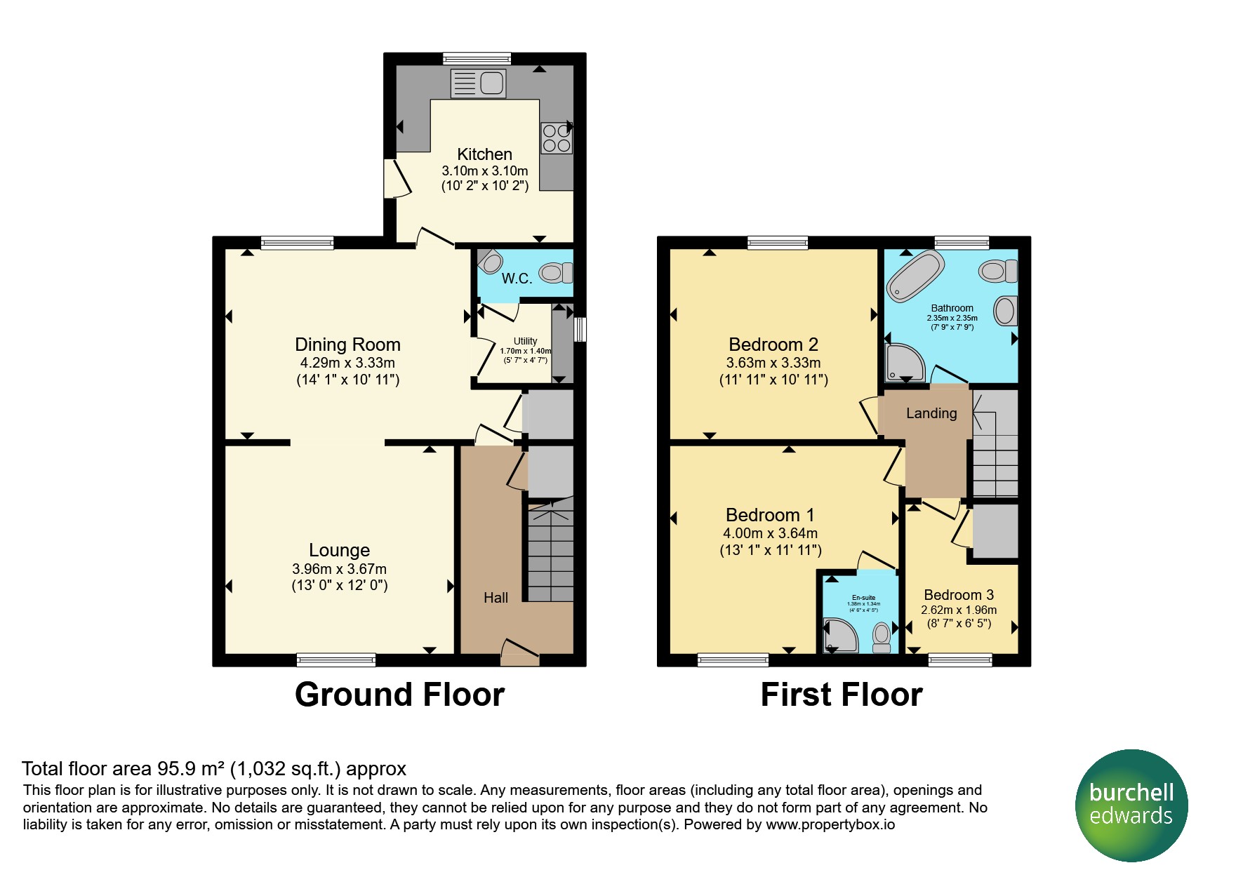 94, Lynncroft, NOTTINGHAM floorplan