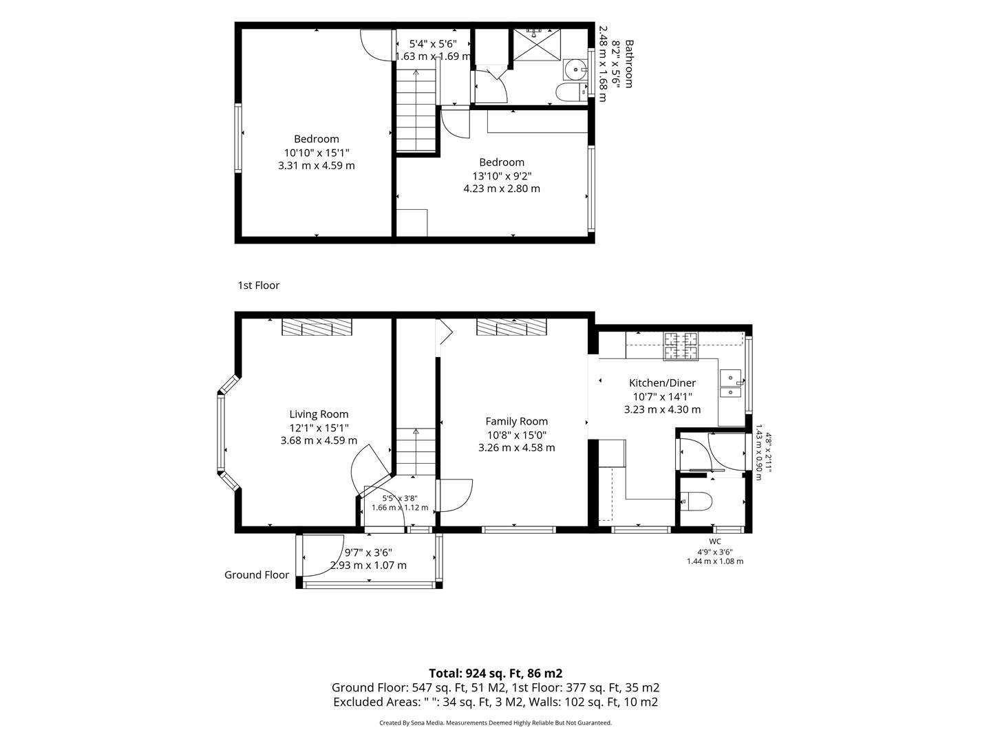 157, Cross Lane, Prescot floorplan