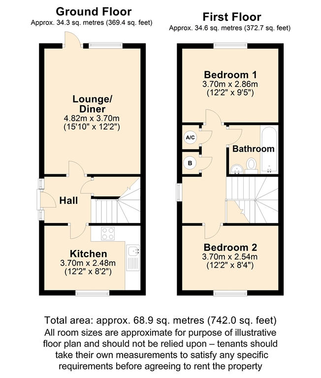 2 Bedrooms End terrace house to rent in Combe Martin, Furzton, Milton Keynes MK4
