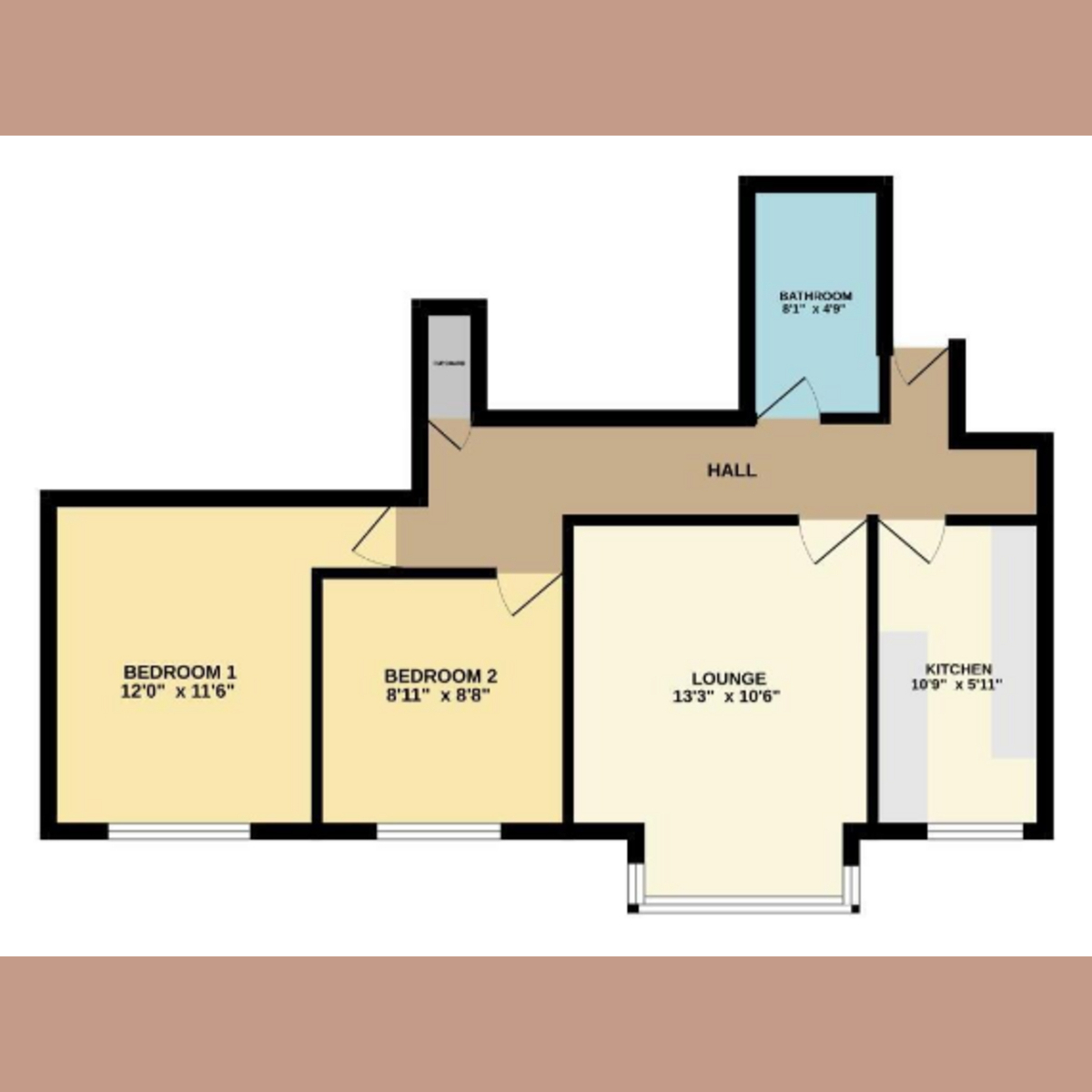 Flat 3, 64, Leigh Hall Road, Leigh-on-Sea floorplan
