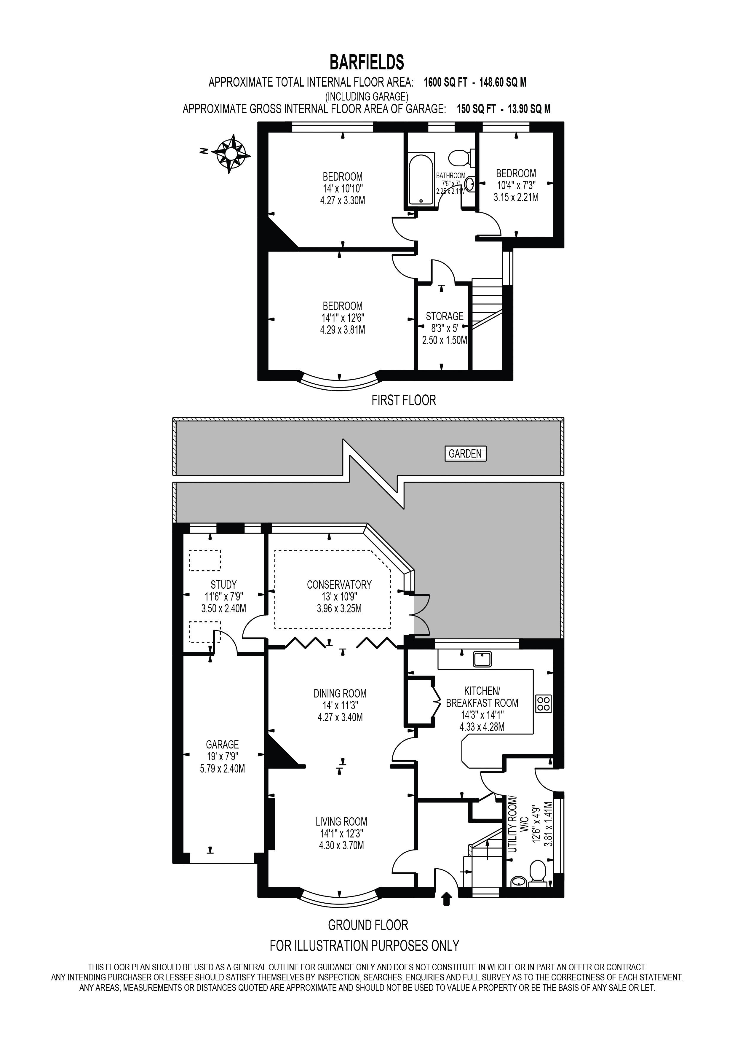 18, Barfields, Redhill floorplan