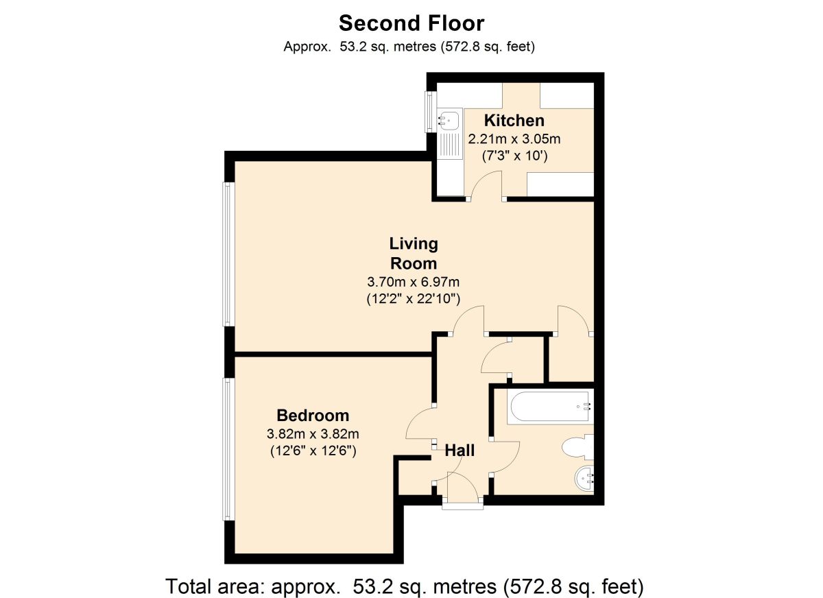 1 Bedrooms Flat to rent in Chanctonbury Gardens, Sutton SM2