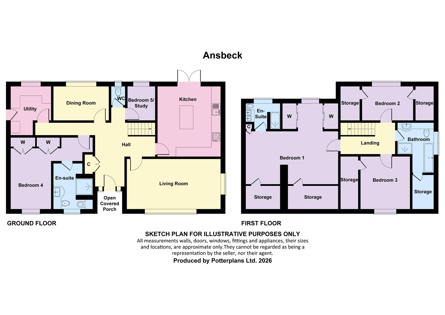 Ansbeck, Southdown Road, Freshwater Bay floorplan