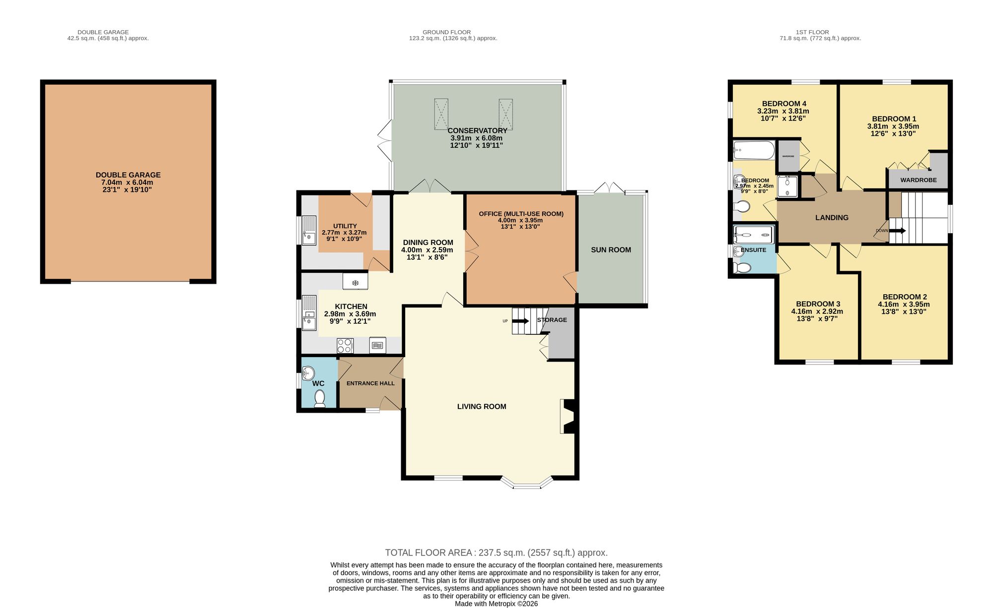 18 The Greenway, Worksop floorplan