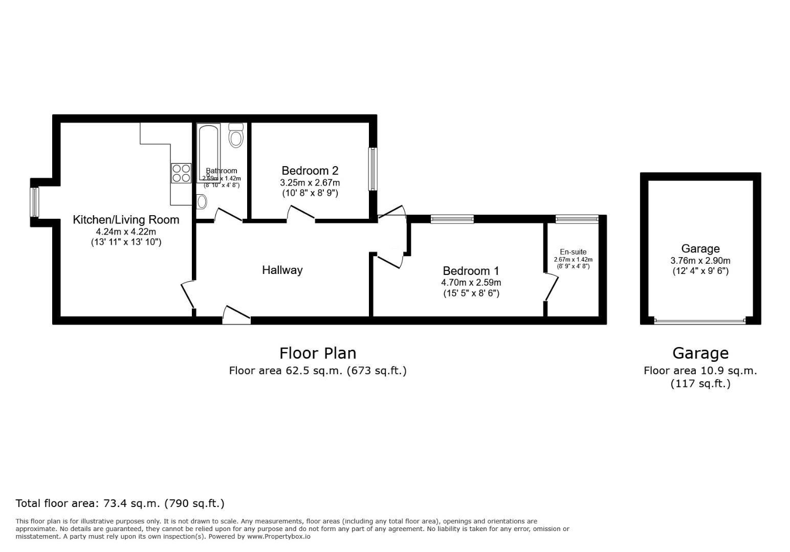 Flat 1, 23, Hookstone Road, Harrogate floorplan
