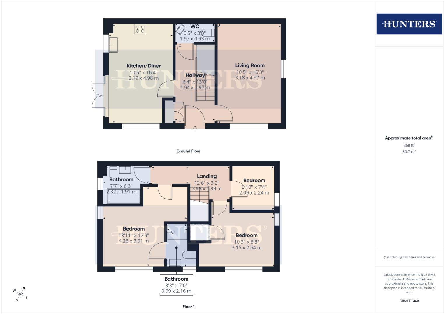 4, Cottam Well Close, Driffield floorplan