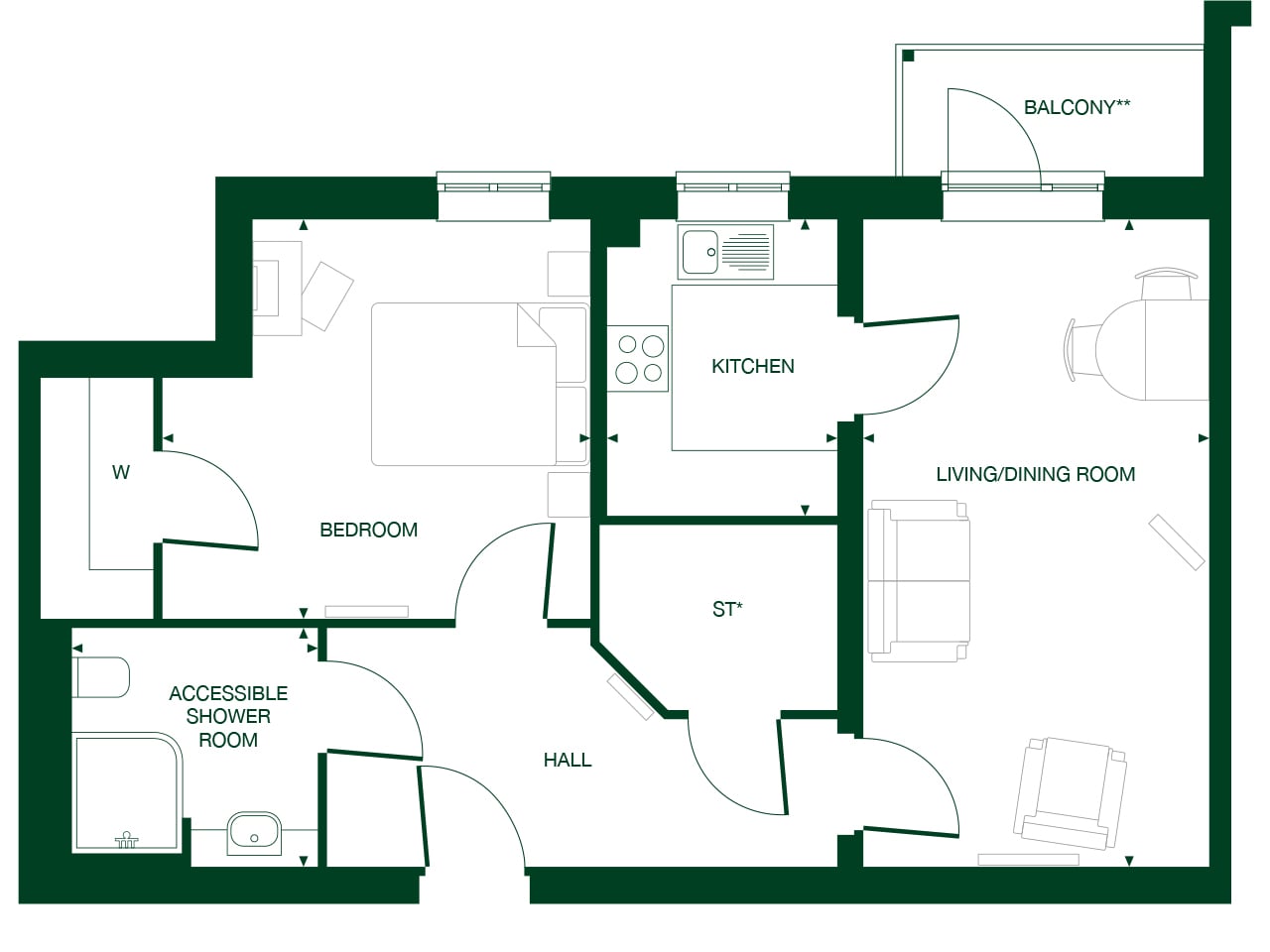 38, Bedford floorplan