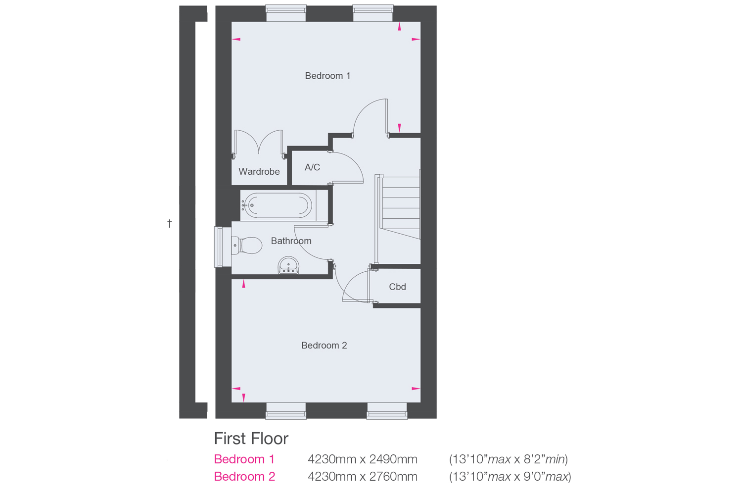 2 Bedrooms Terraced house for sale in Eastern Avenue, Lichfield WS13