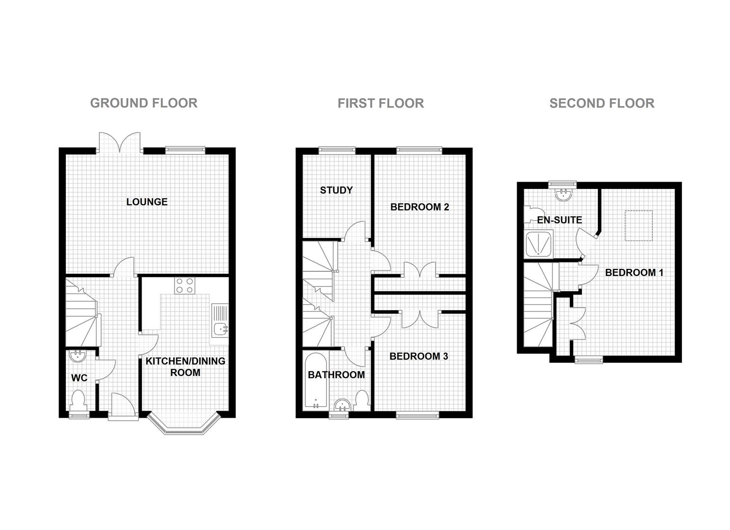 15, Acacia Drive, Canterbury floorplan