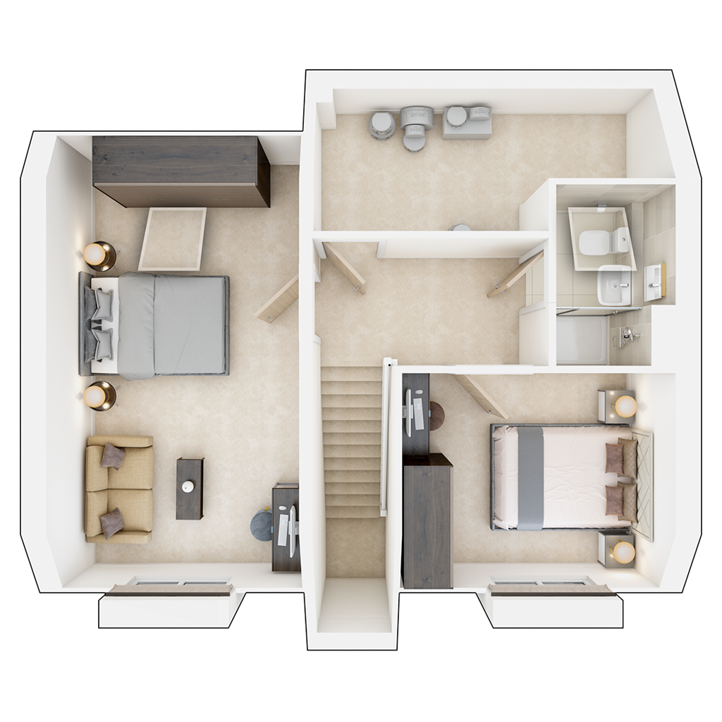 The Aireton - Plot 33, Bronze Park, Timbold Drive, Kents Hill, Milton Keynes floorplan