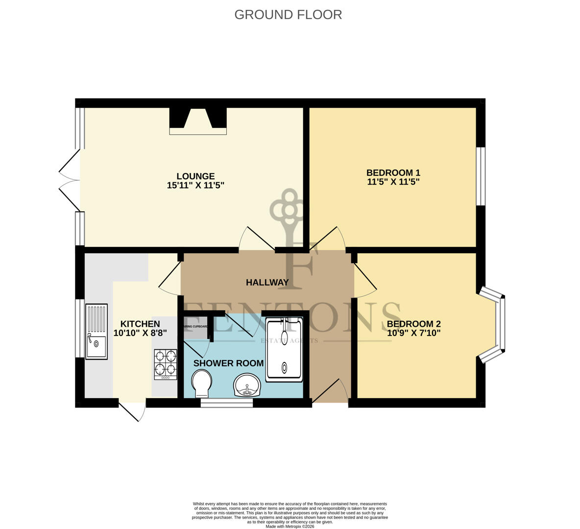 52, Buckfast Avenue, Kirby Cross floorplan