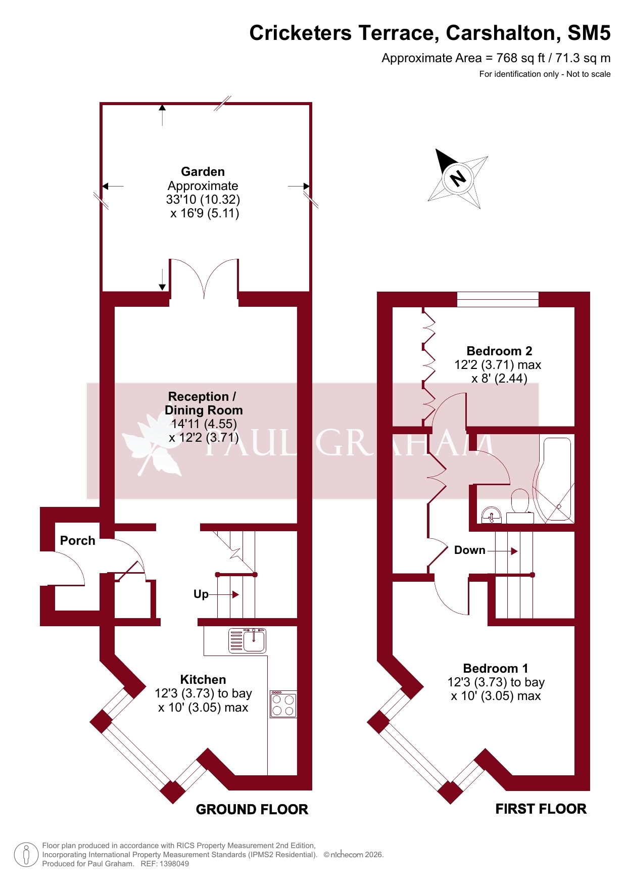 10, Cricketers Terrace, Carshalton floorplan