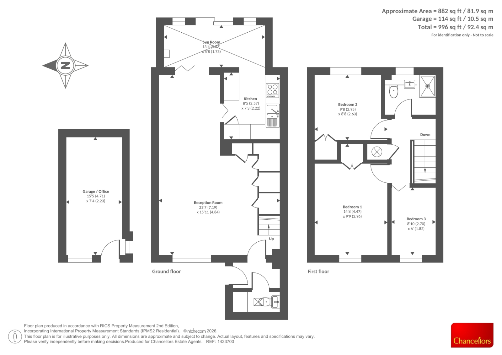 9, Sutton Road, Newbury floorplan