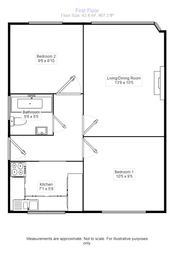 Redfern Avenue, Whitton, Hounslow TW4, 2 bedroom for sale