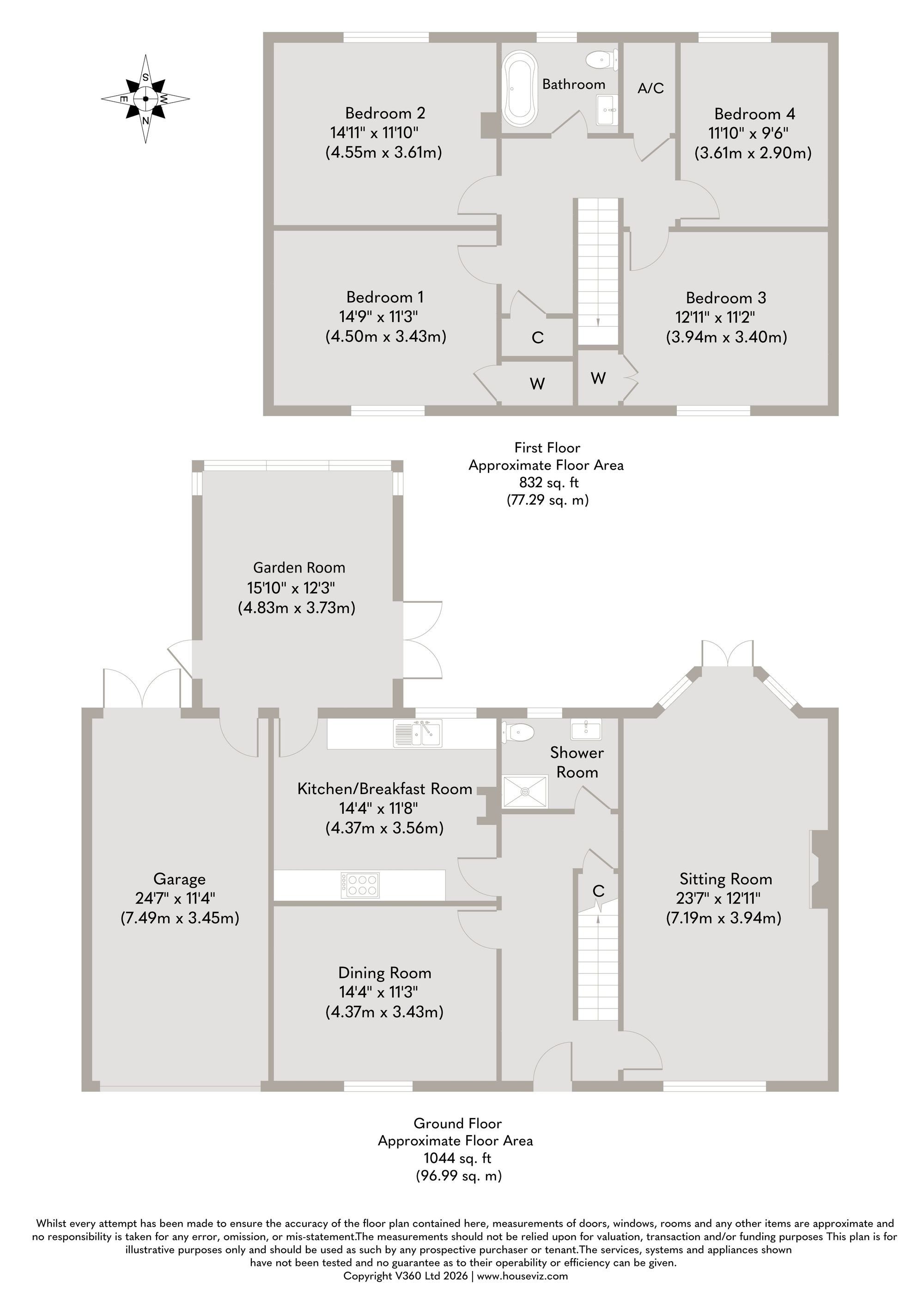 Church Barn Bale Road, Melton Constable floorplan