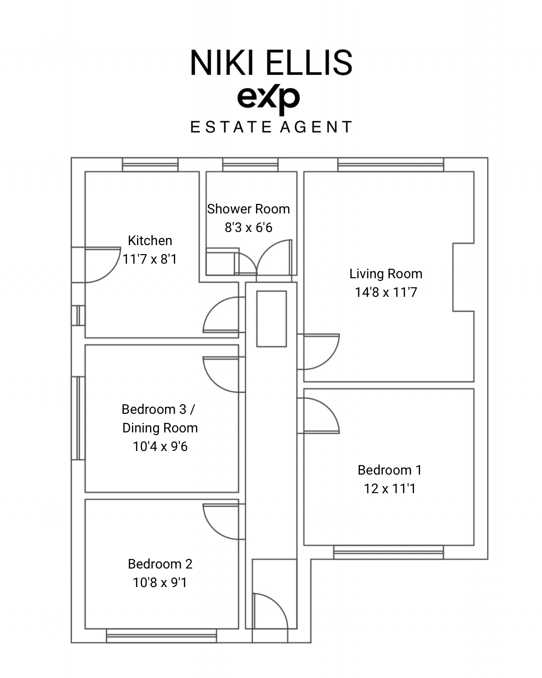 58, East End Road, Cheltenham floorplan