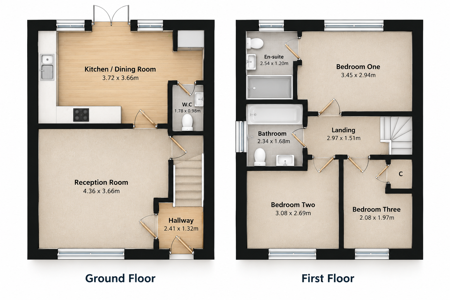 34 Buttercup Meadow, Standish, Wigan, WN6 0ZU, Standish floorplan