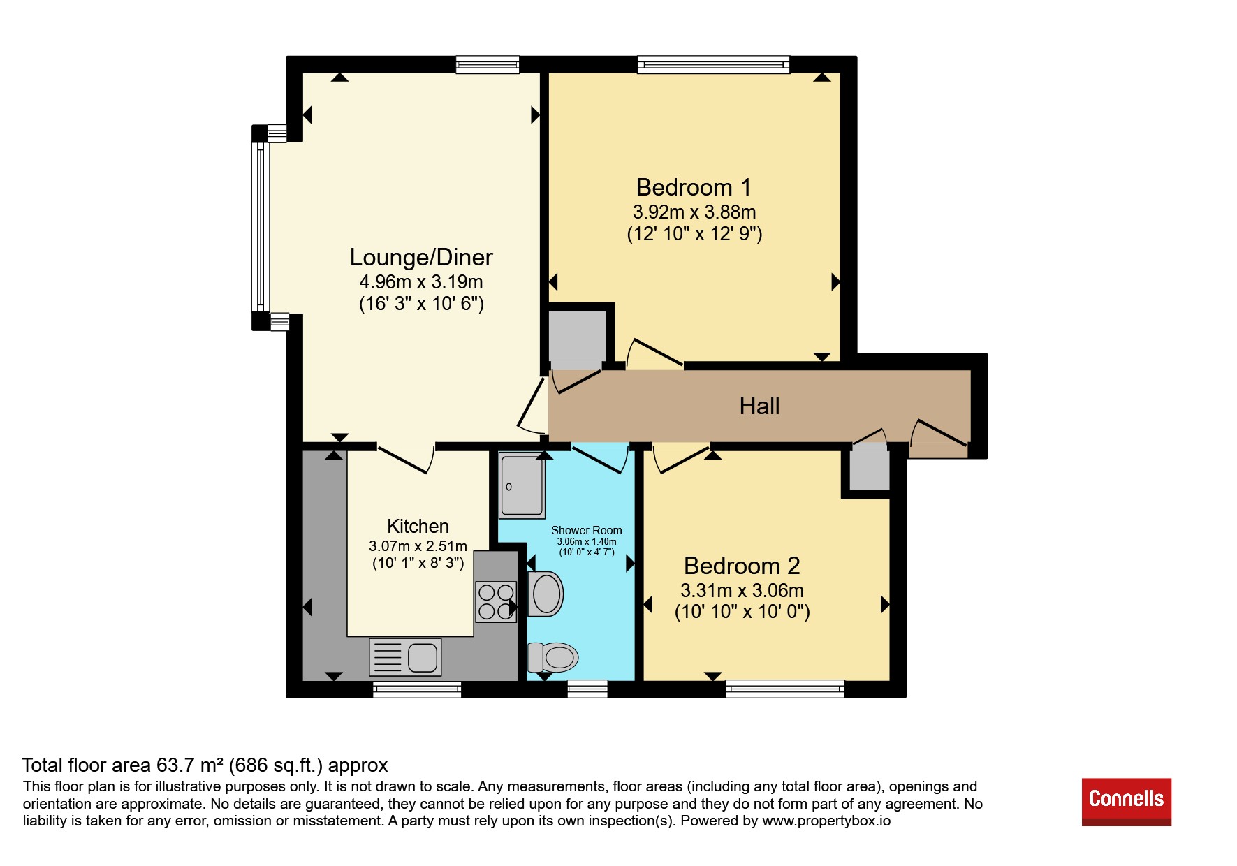5, Emberwood, Crawley floorplan