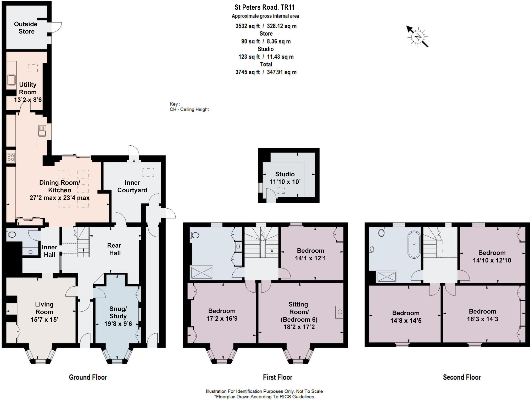 Kempthorne House, 4 St. Peters Road, Falmouth floorplan