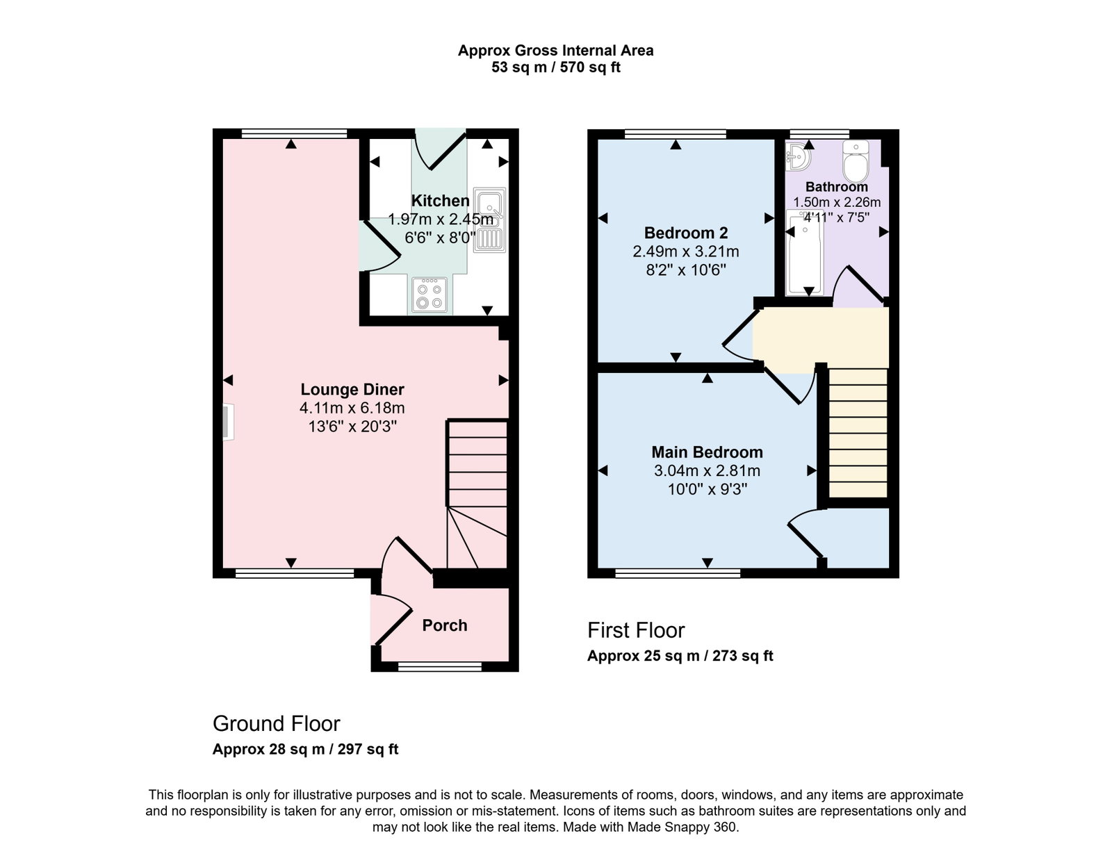3, Poplar Court, Dumfries floorplan