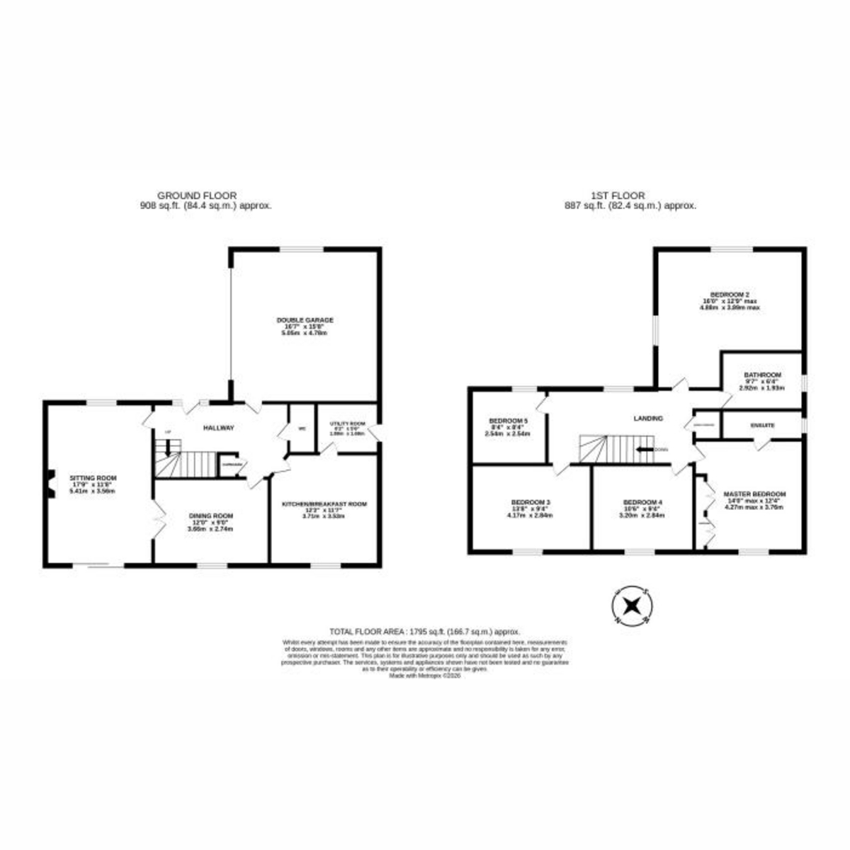 32, Merestone Close, Southam floorplan
