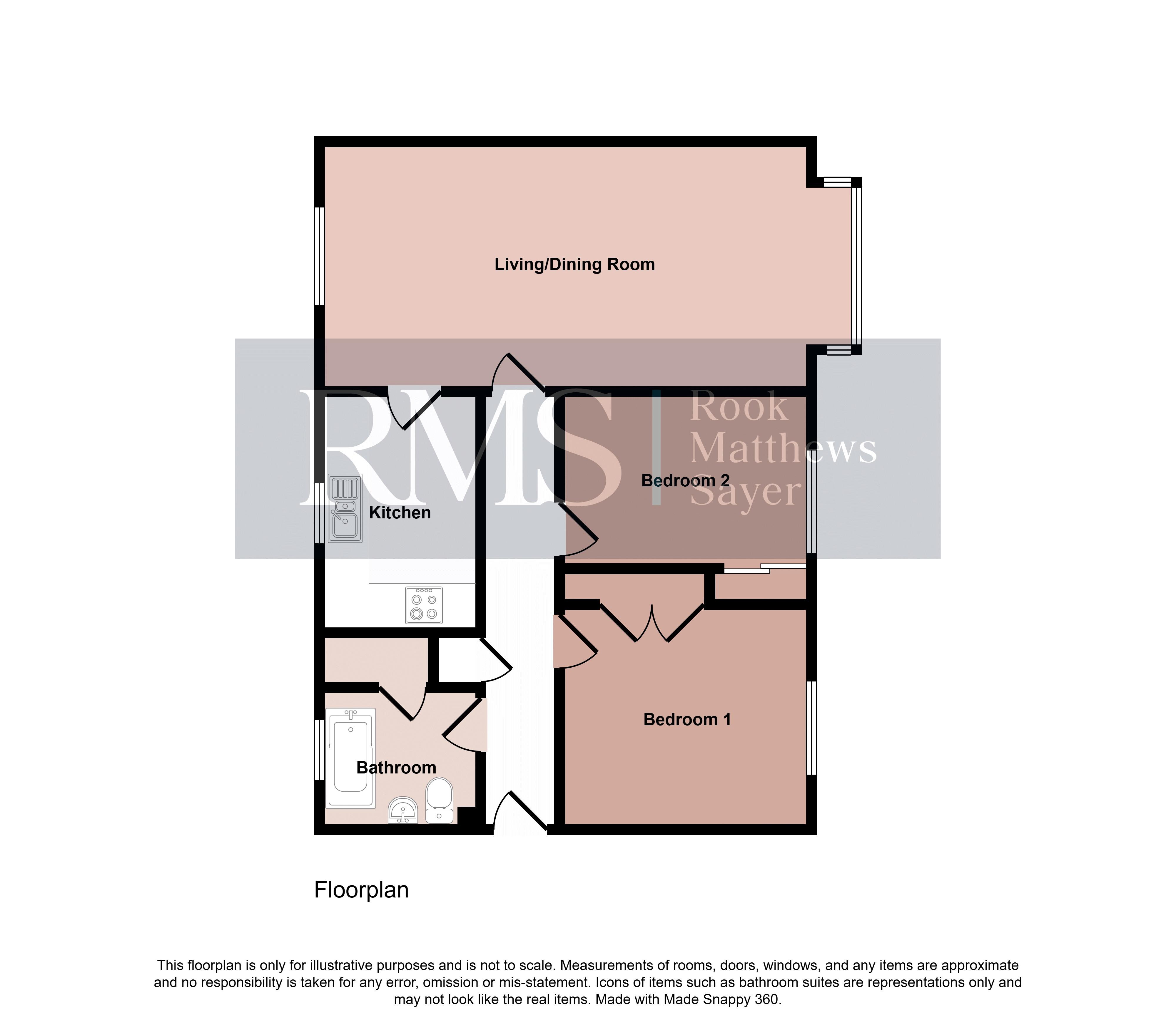5A Priory Mews, Oxford Street, North Shields floorplan