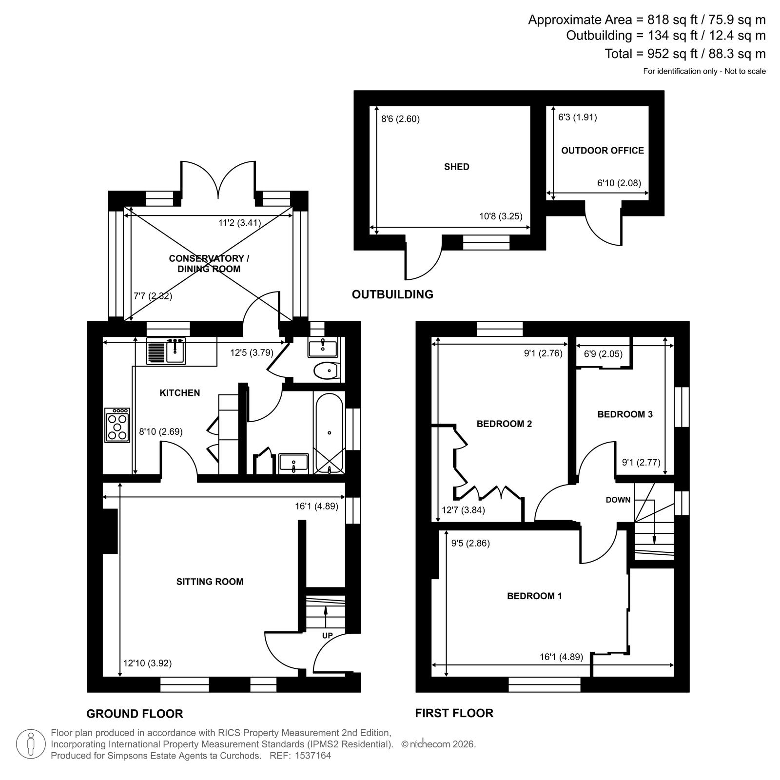 Caillard Road, Byfleet floorplan