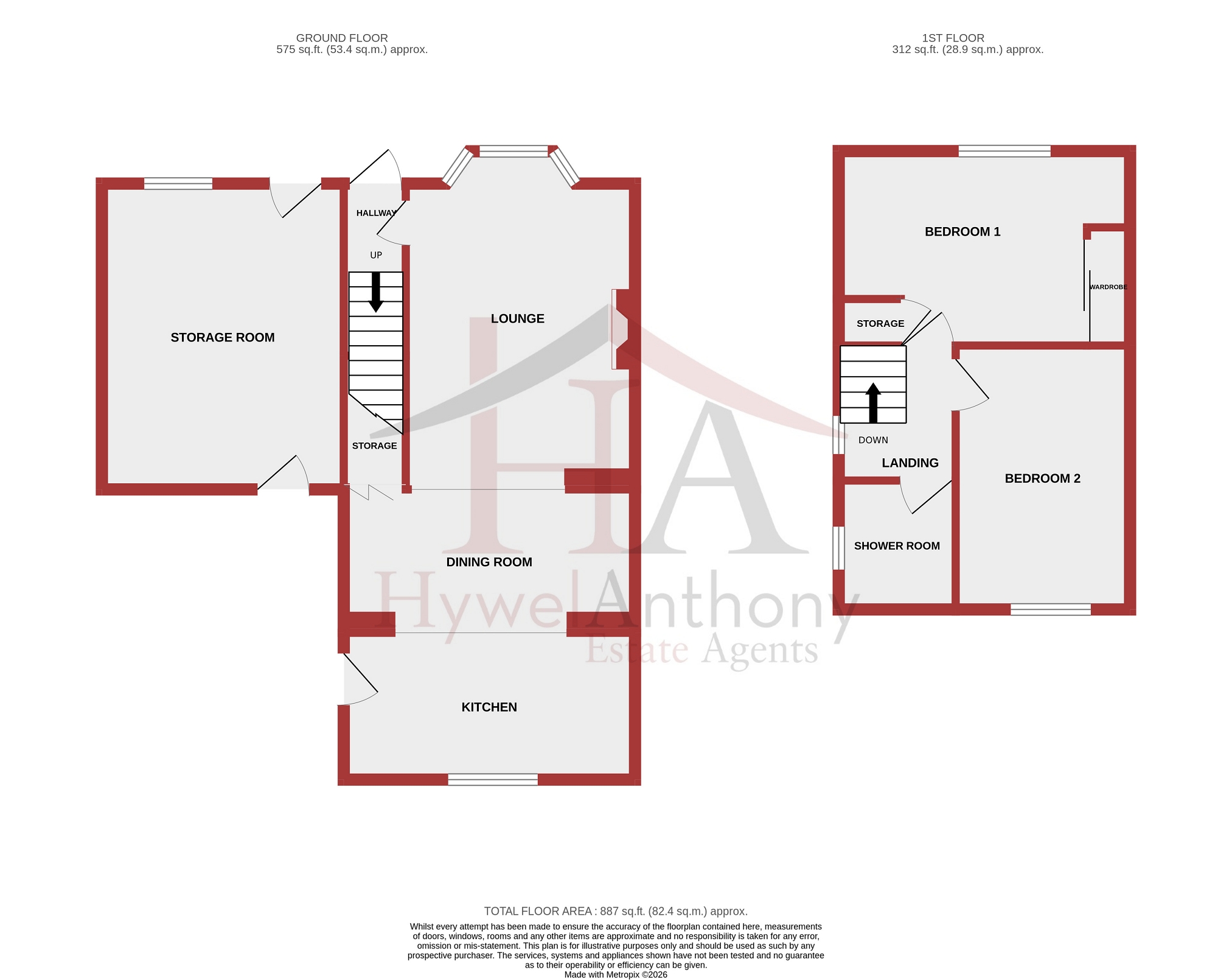 14, Meadow Rise, Pontyclun floorplan