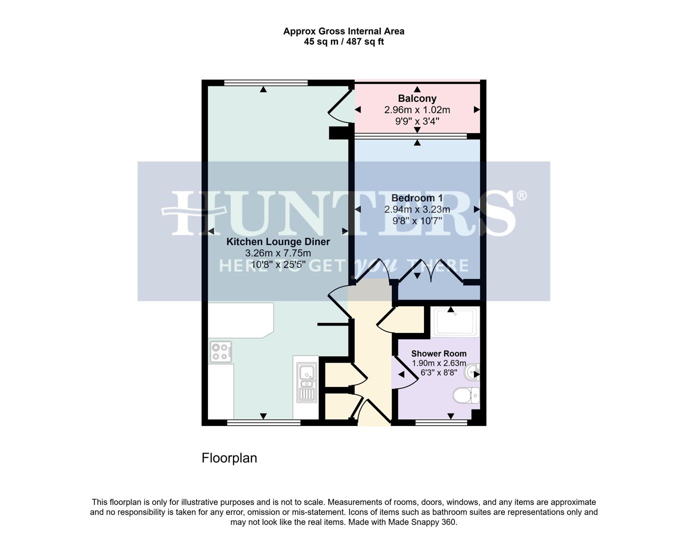 Launceston Road, Wigston floorplan