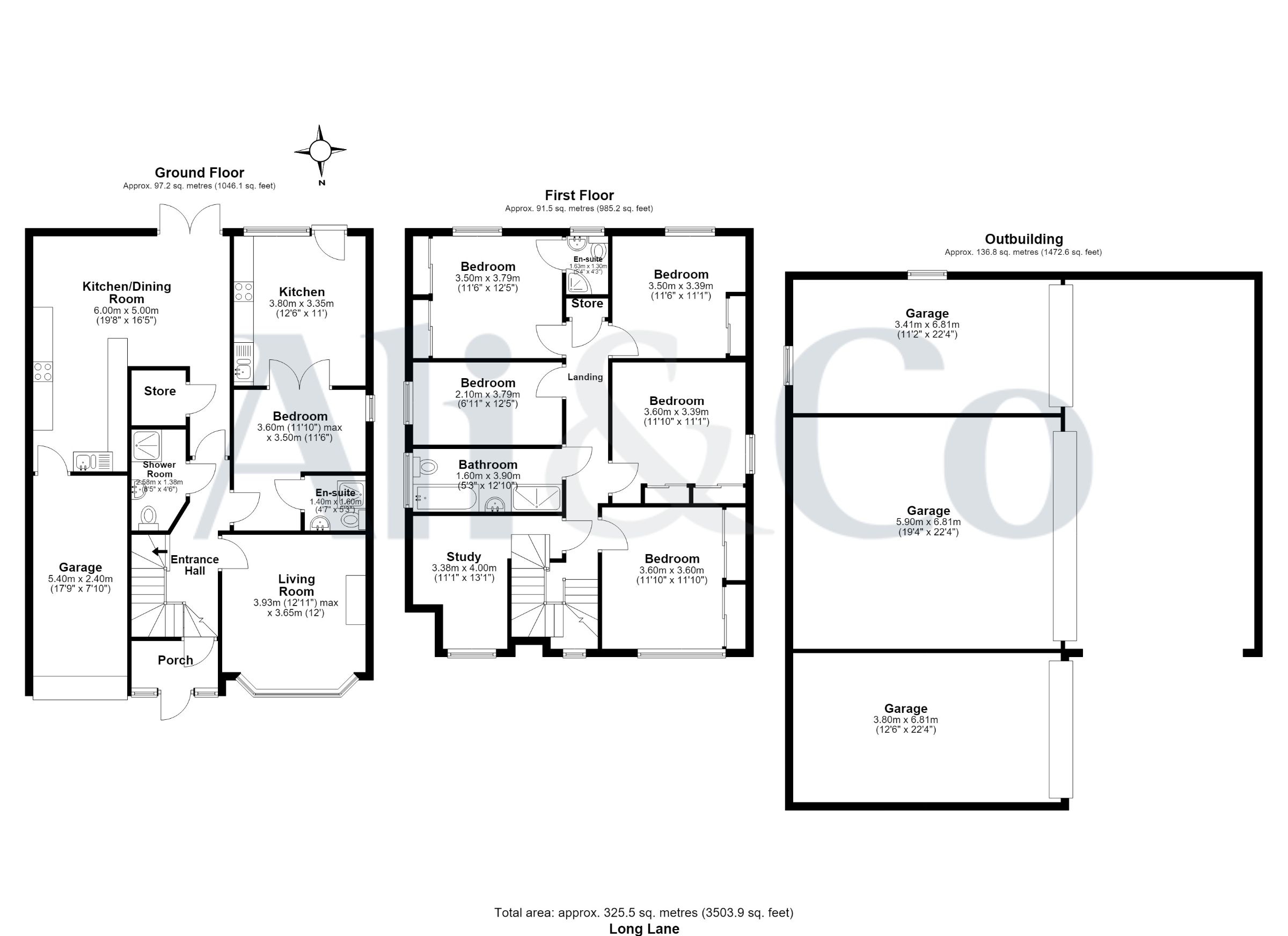 162 Long Lane, Grays floorplan
