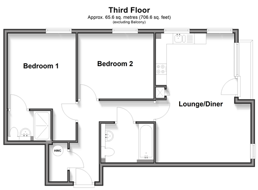 Maidstone Road, Tonbridge floorplan