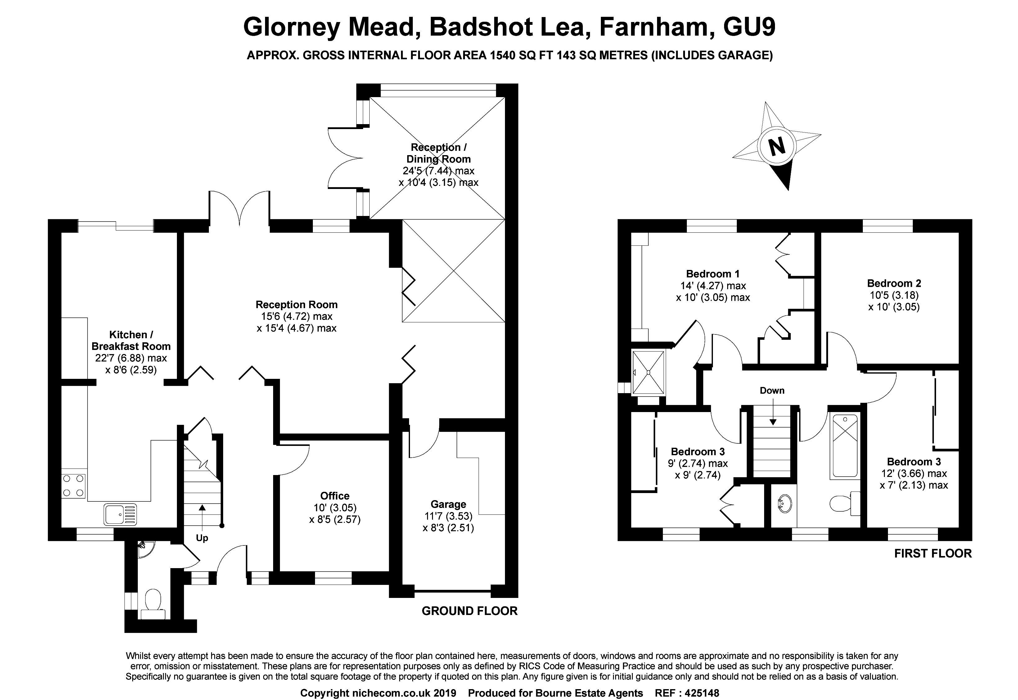 4 Bedrooms Detached house for sale in Glorney Mead, Badshot Lea, Farnham, Surrey GU9