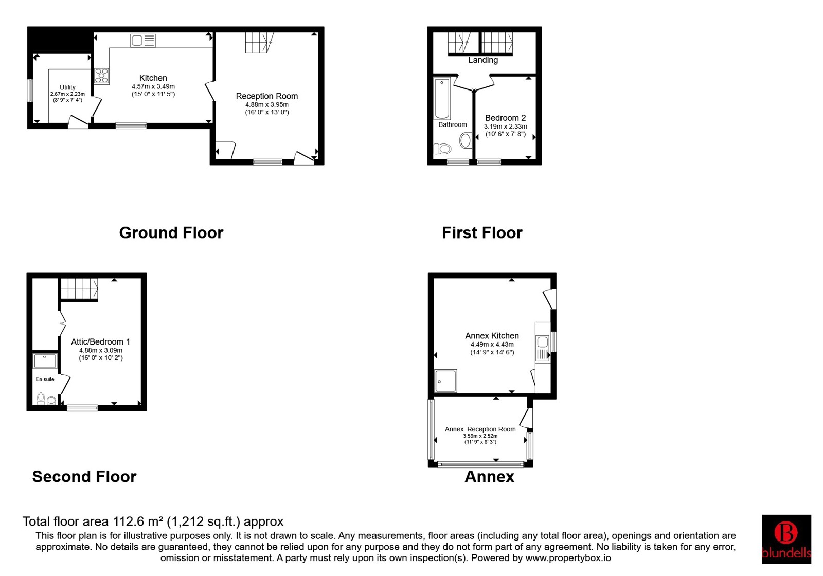 212a, Cowley Manor Cottage Cowley Lane, Sheffield floorplan