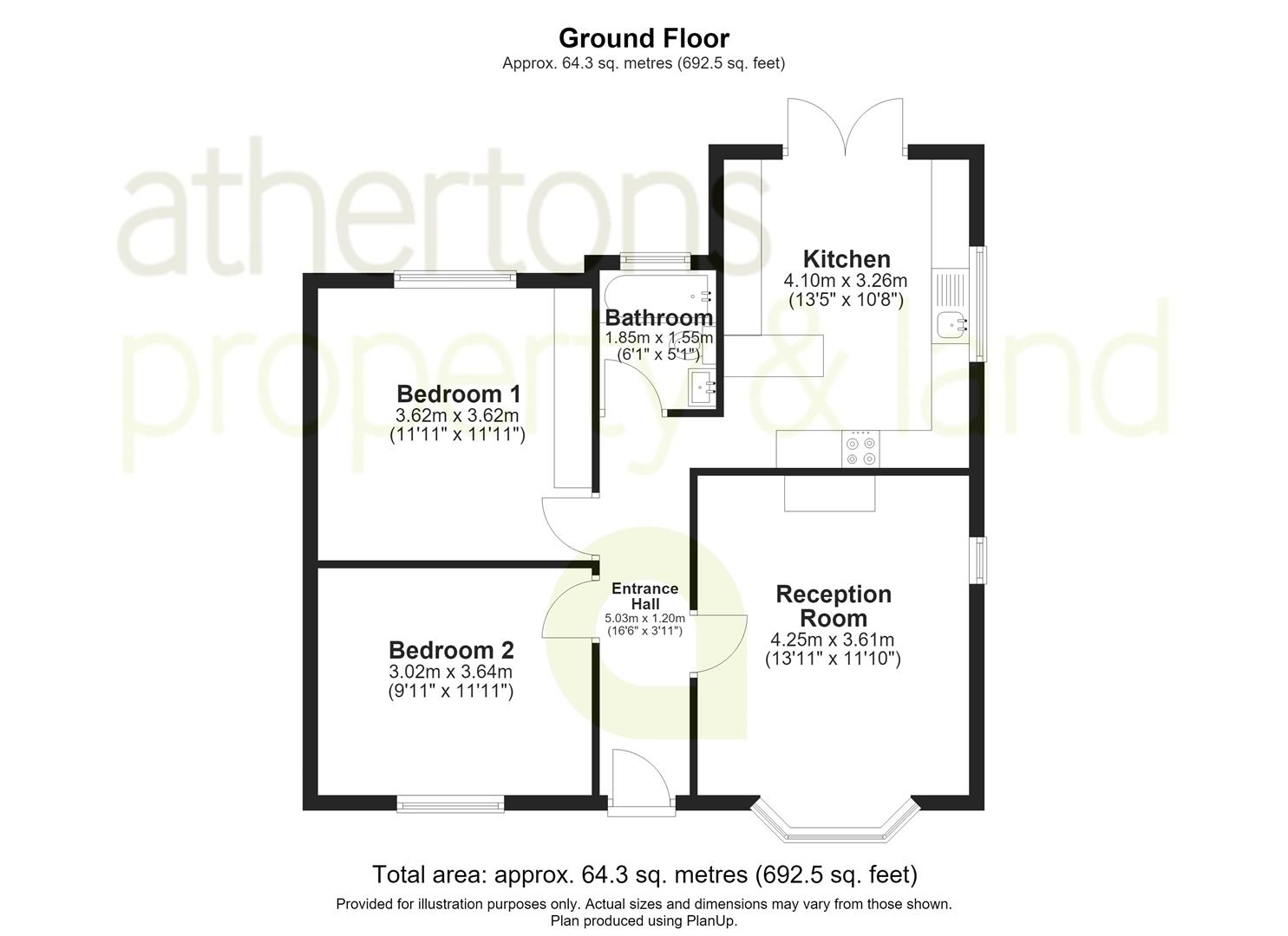 15, Haugh Avenue, Simonstone floorplan